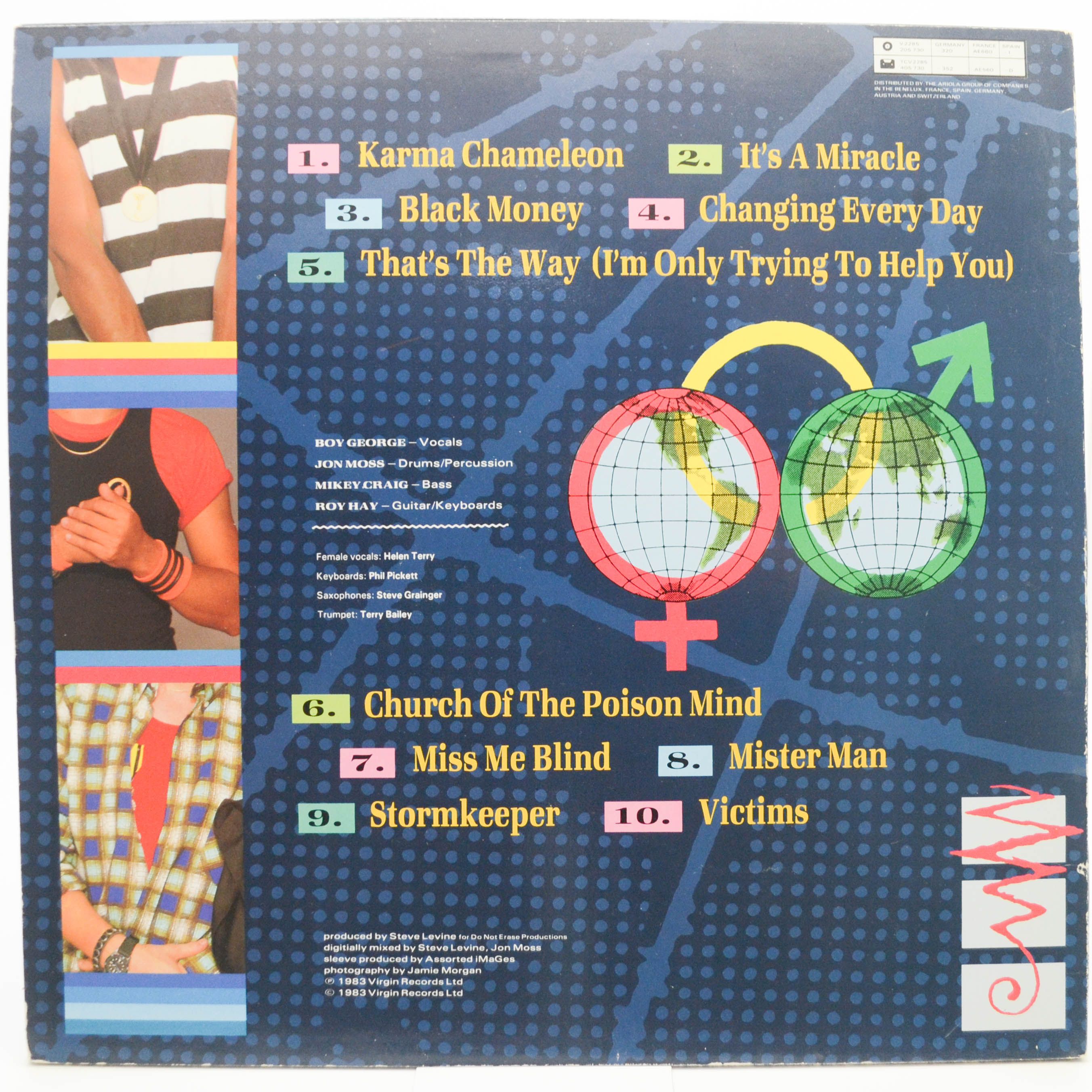 Виниловая пластинка Culture Club — Colour By Numbers, 1983