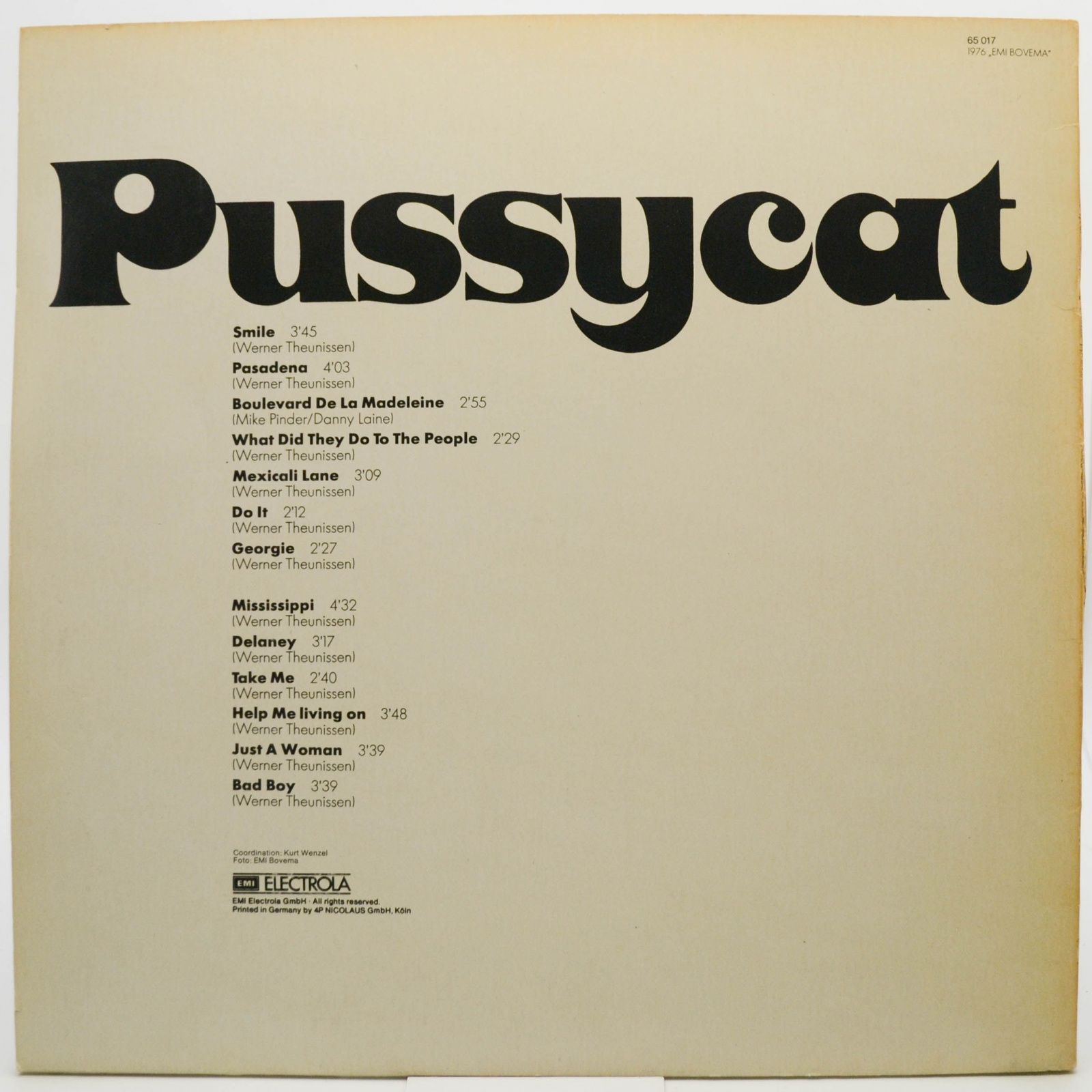 Pussycat — Smile • Georgie • Mississippi U.v.a., 1977