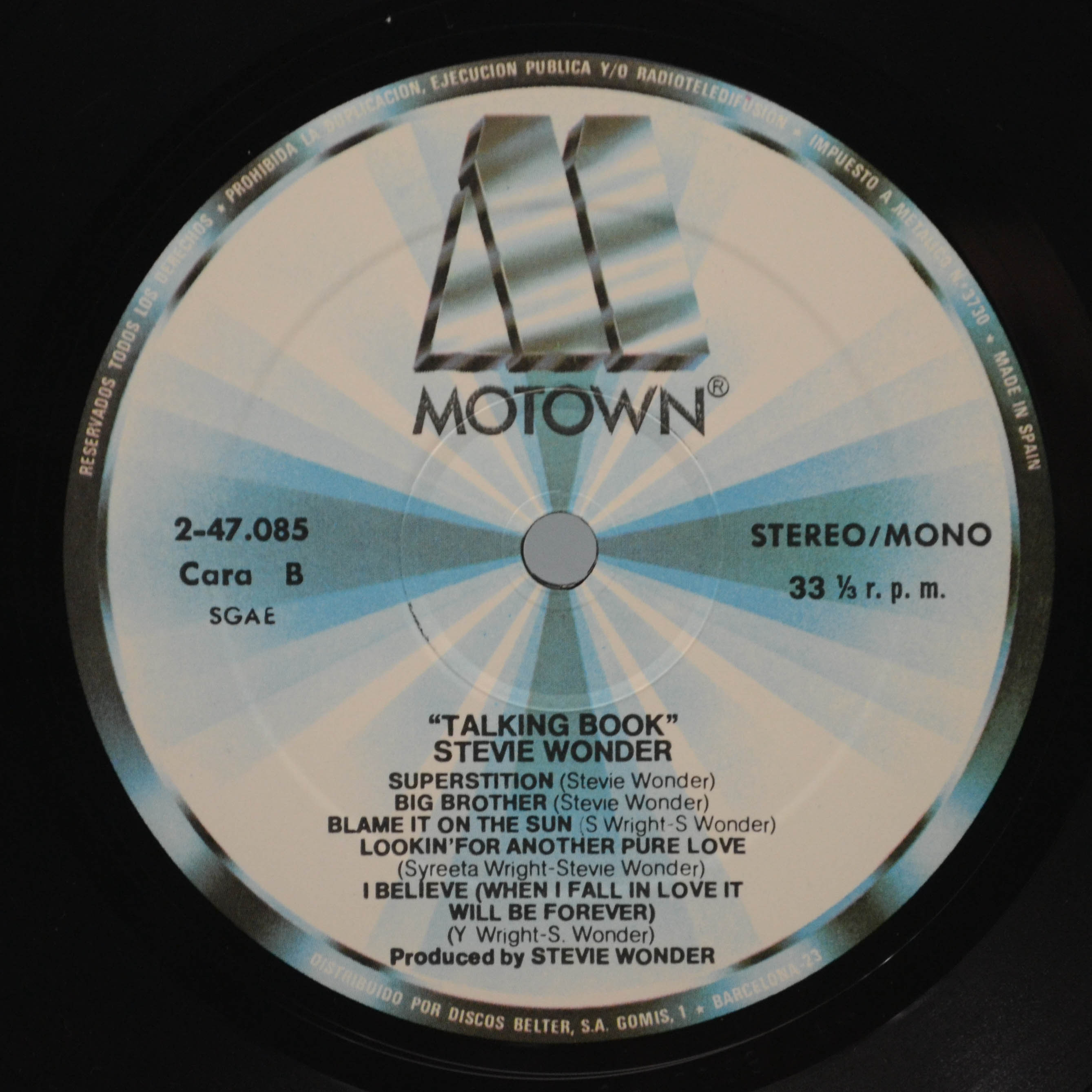 Виниловая пластинка Stevie Wonder — Talking Book, 1972