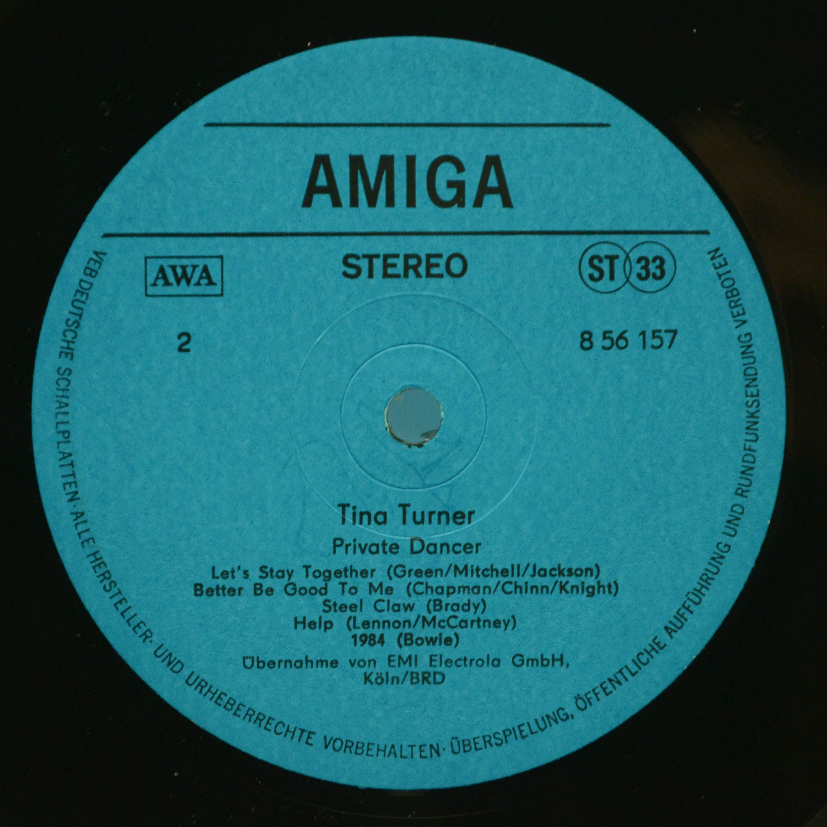 Tina Turner — Private Dancer, 1985