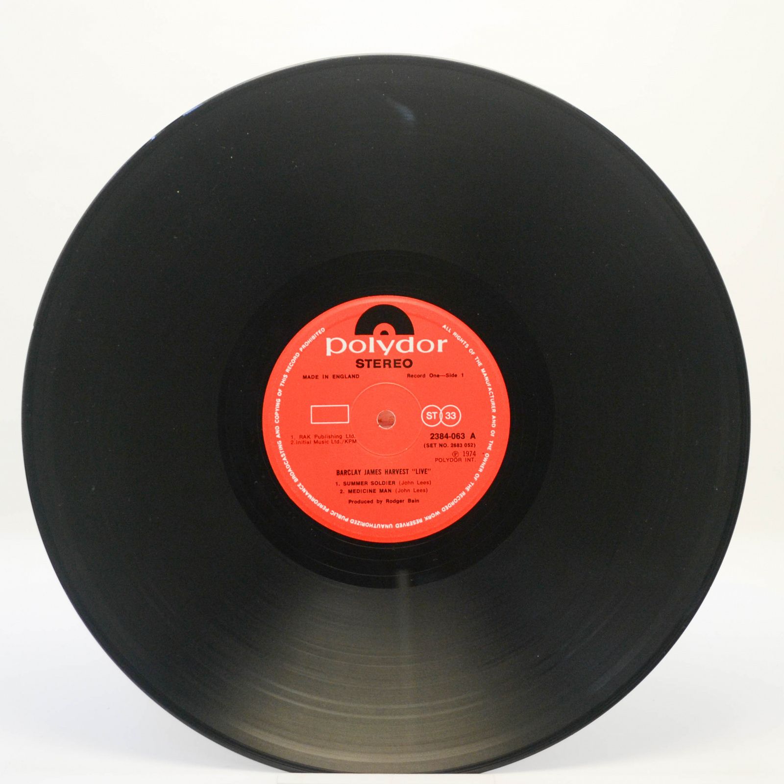 Виниловая пластинка Barclay James Harvest — Live (2LP, UK), 1974