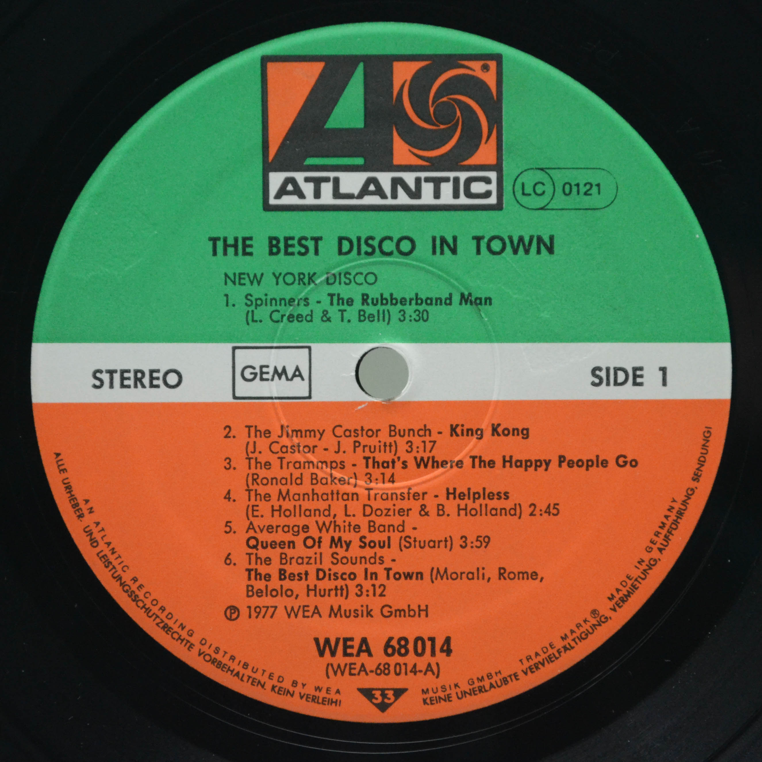 Various — The Best Disco In Town (3LP), 1977