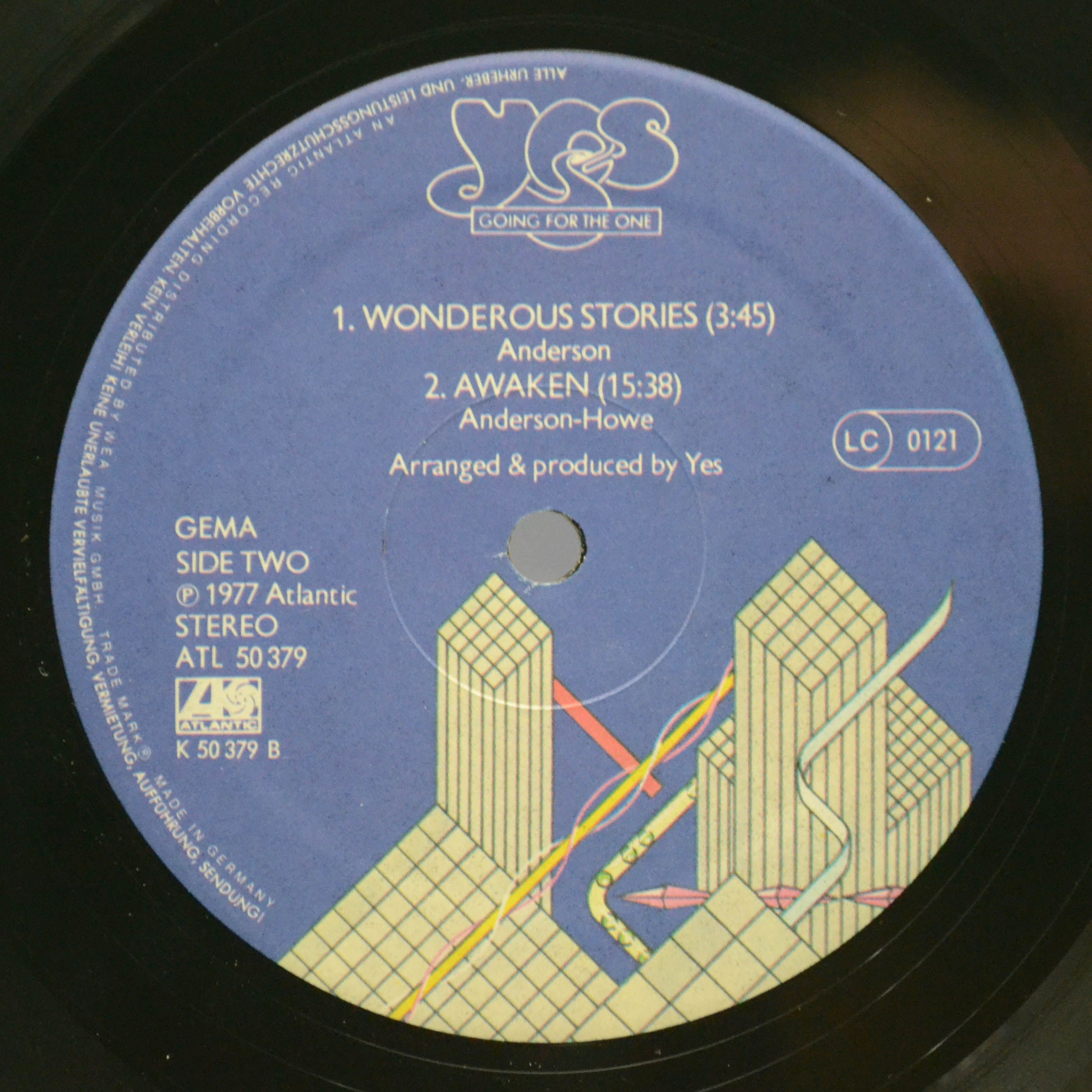 Виниловая пластинка Yes — Going For The One, 1977
