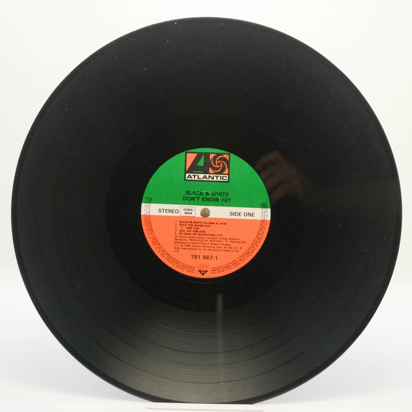 Виниловая пластинка Black & White — Don't Know Yet, 1989
