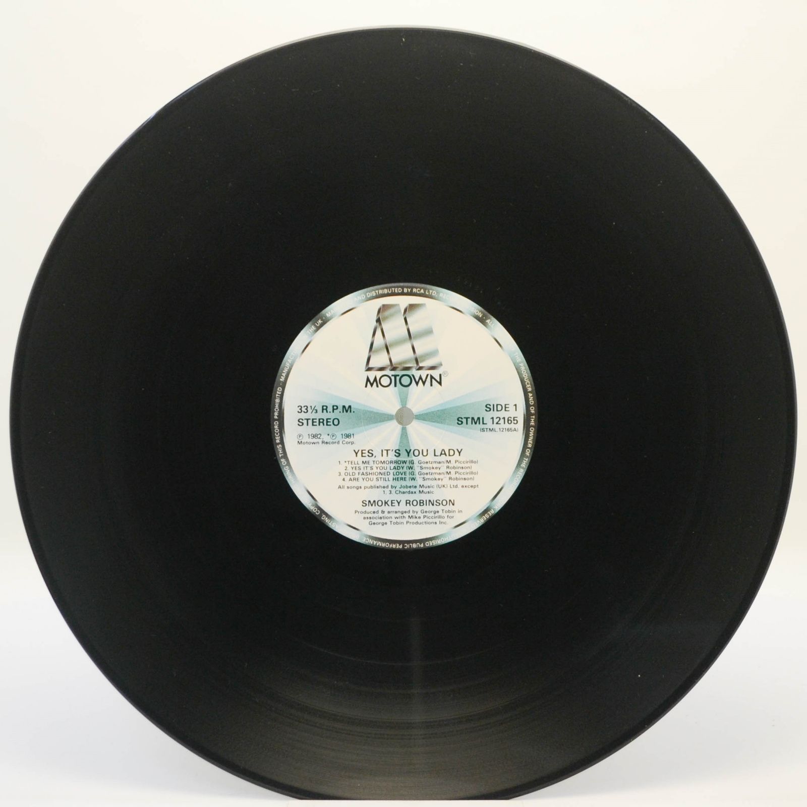 Виниловая пластинка Smokey Robinson — Yes It's You Lady, 1982