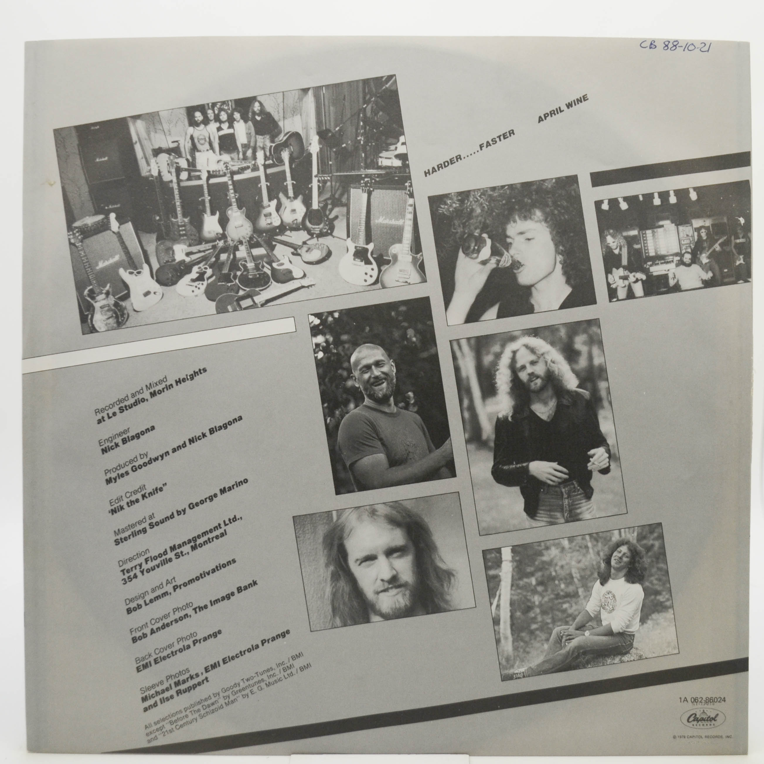 April Wine — Harder.....Faster, 1979