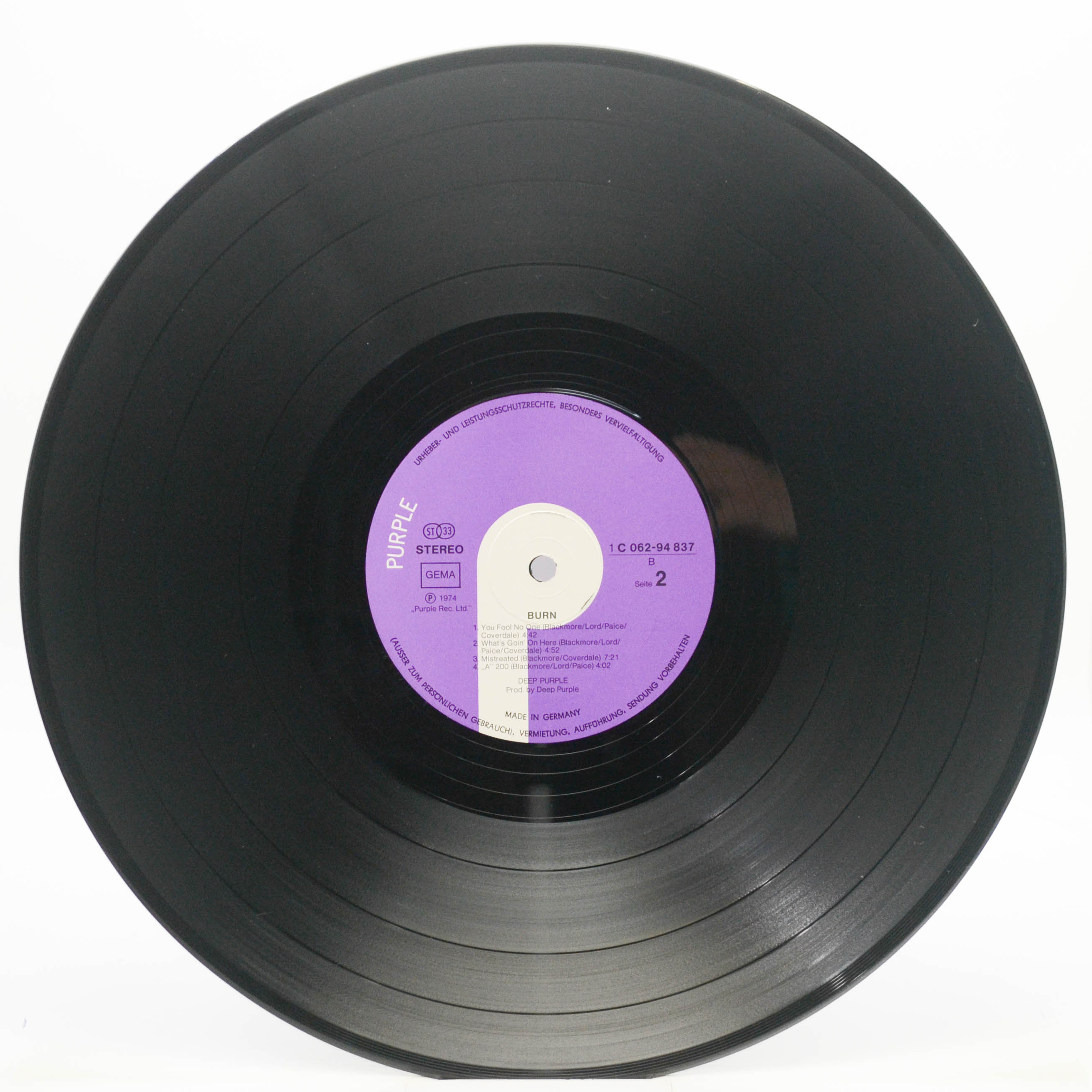 Deep Purple — Burn, 1974