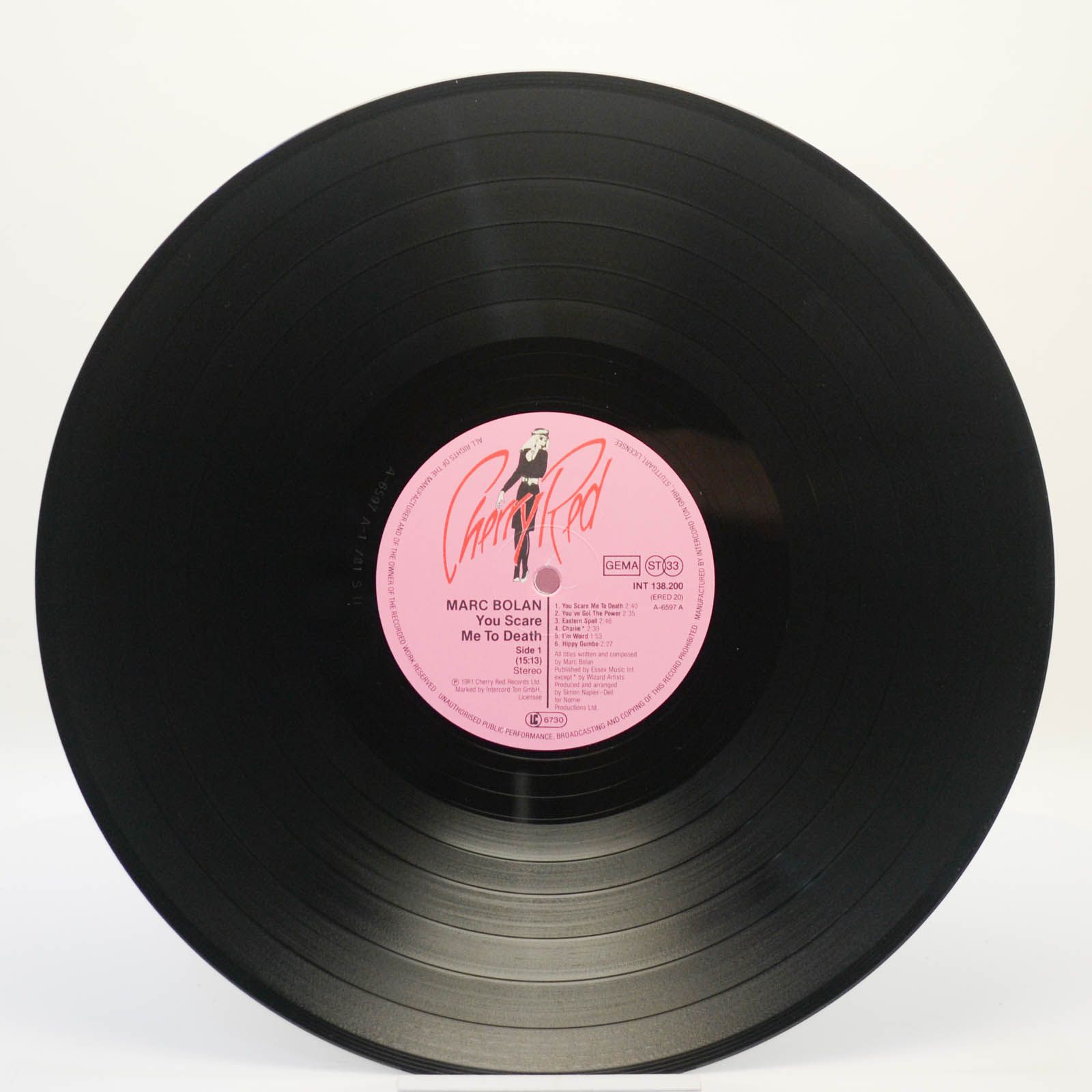 Виниловая пластинка Marc Bolan — You Scare Me To Death, 1981