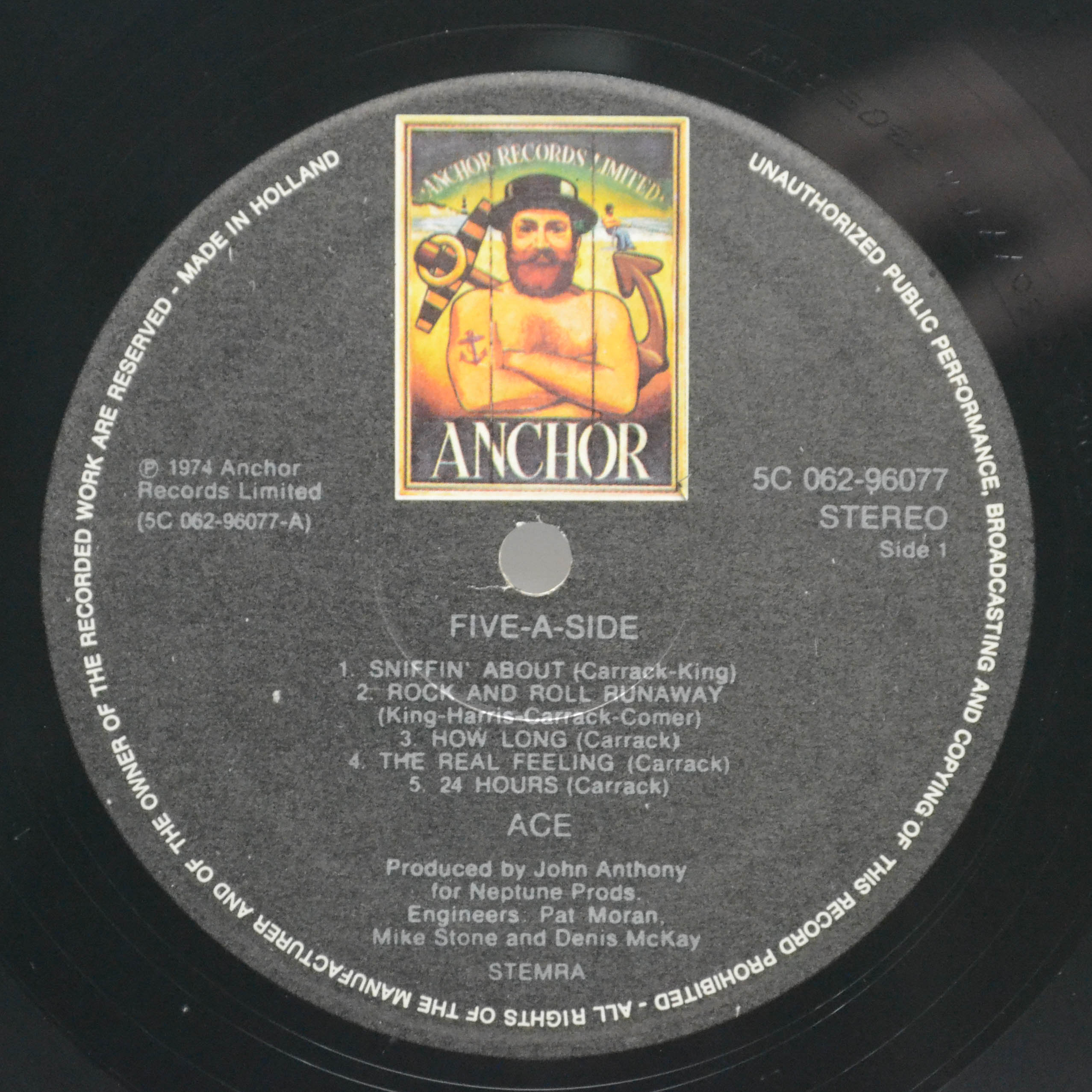 Ace — Five-A-Side, 1974