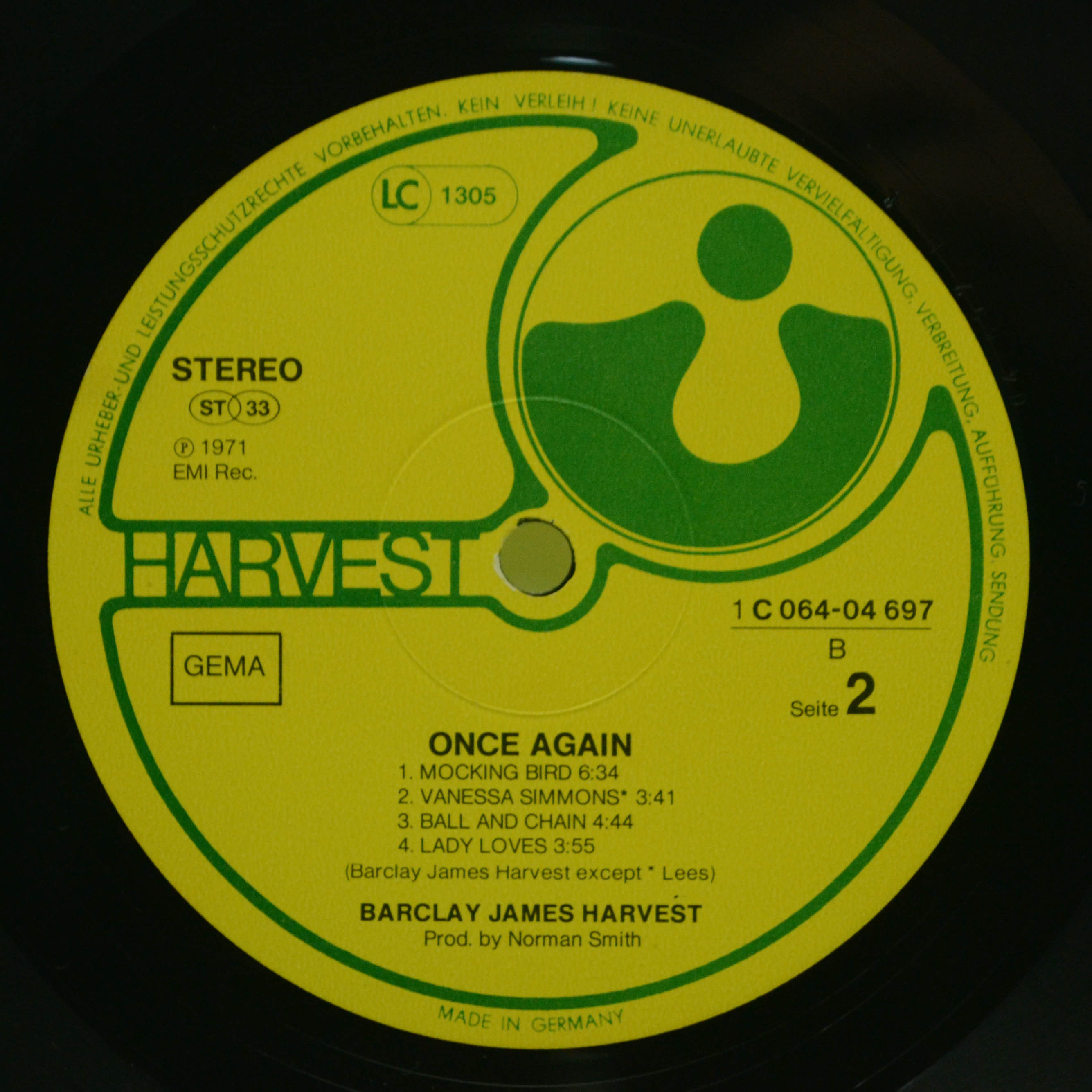 Виниловая пластинка Barclay James Harvest — Once Again, 1971