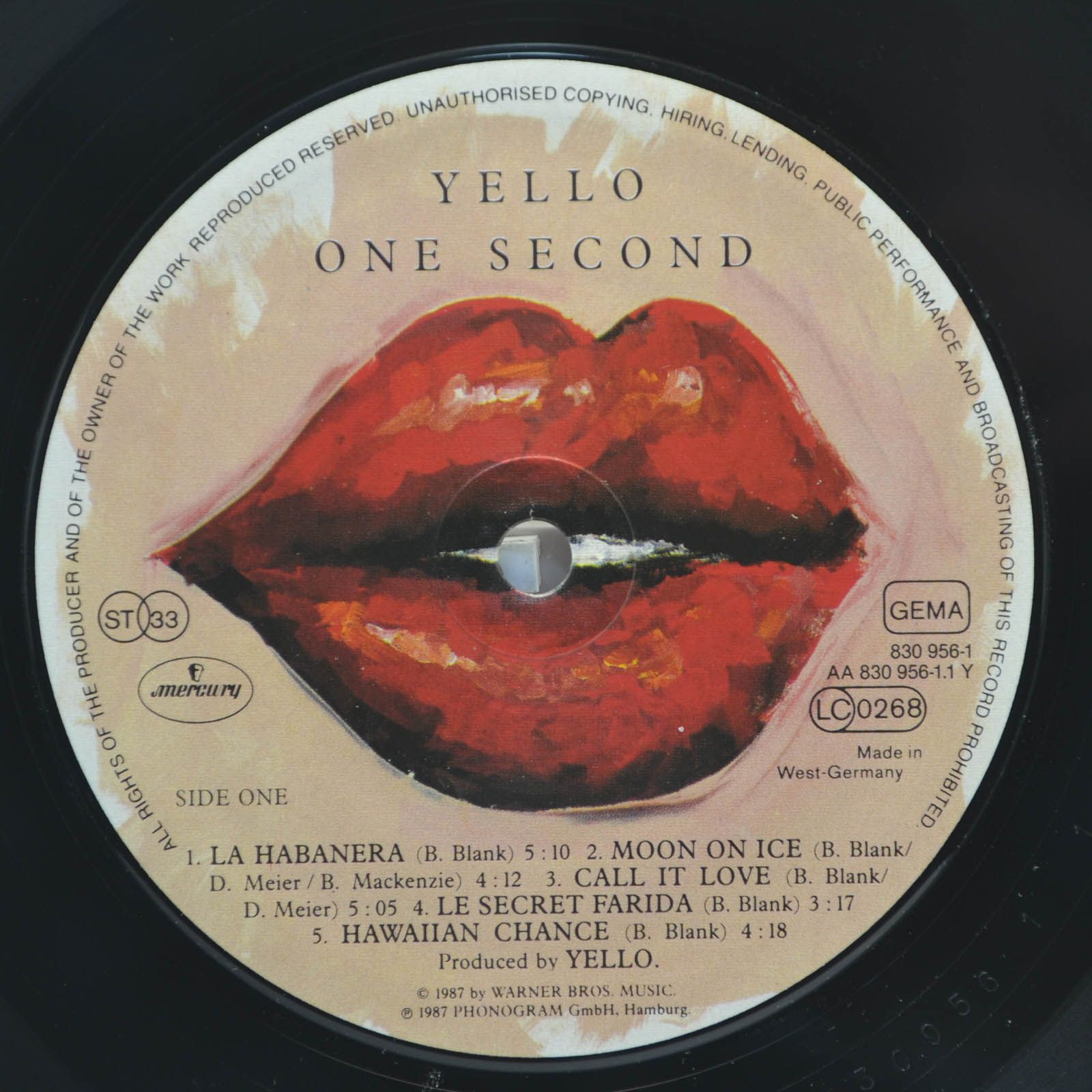 Yello — One Second, 1987
