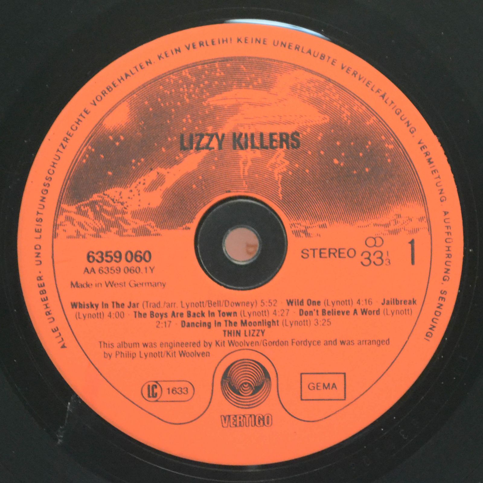 Виниловая пластинка Thin Lizzy — Lizzy Killers, 1981