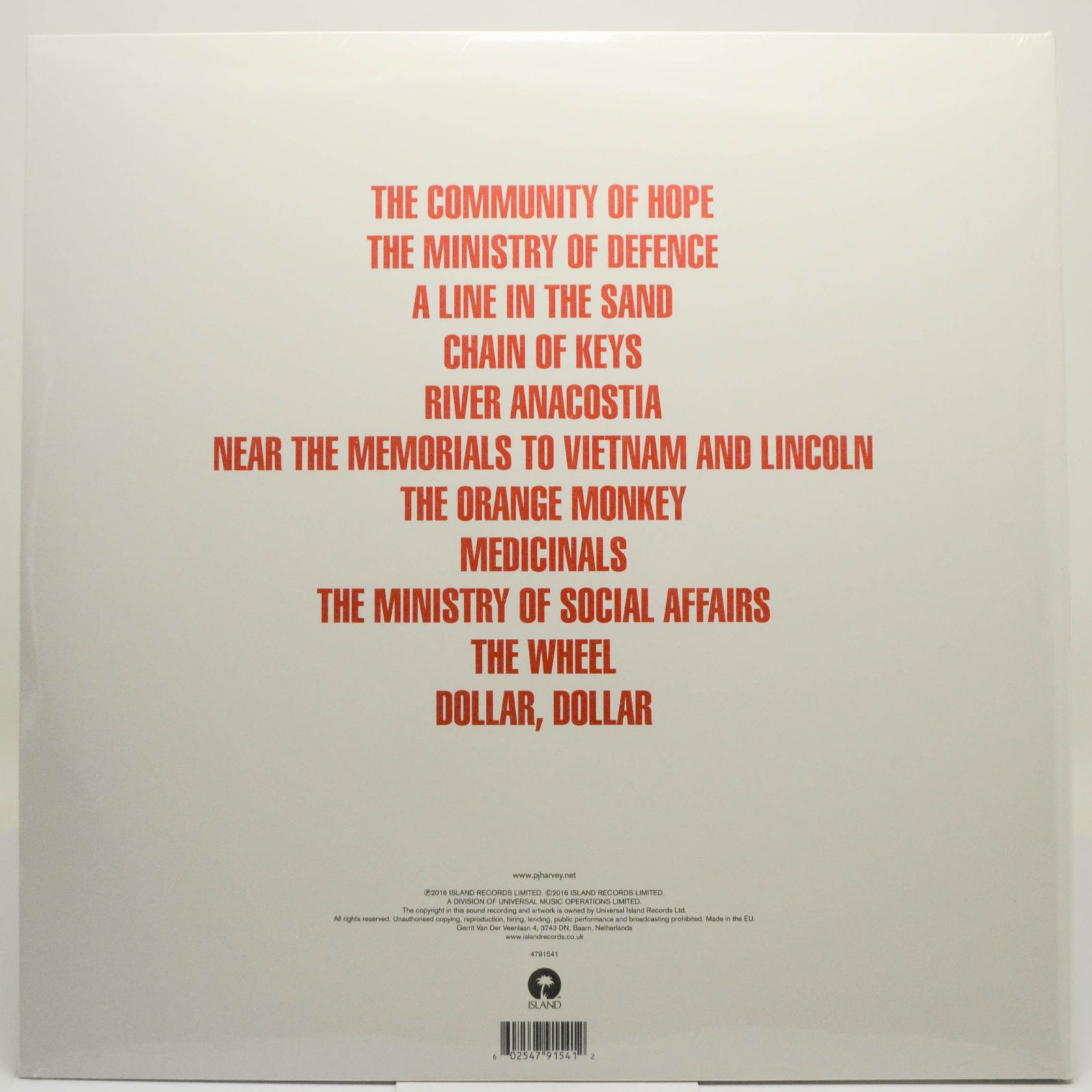 Виниловая пластинка PJ Harvey — The Hope Six Demolition Project, 2016