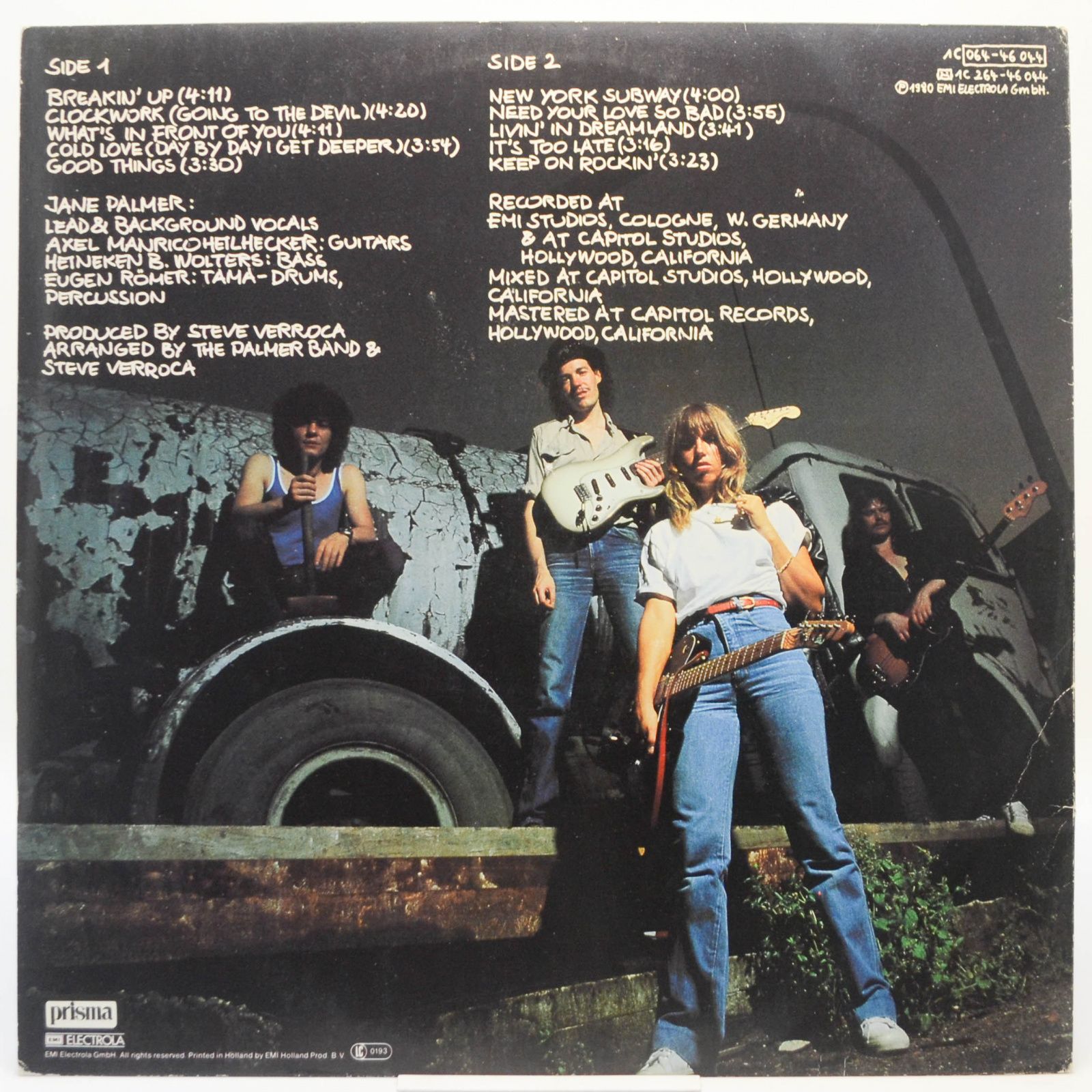 Виниловая пластинка Palmer Band — What's In Front Of You, 1980
