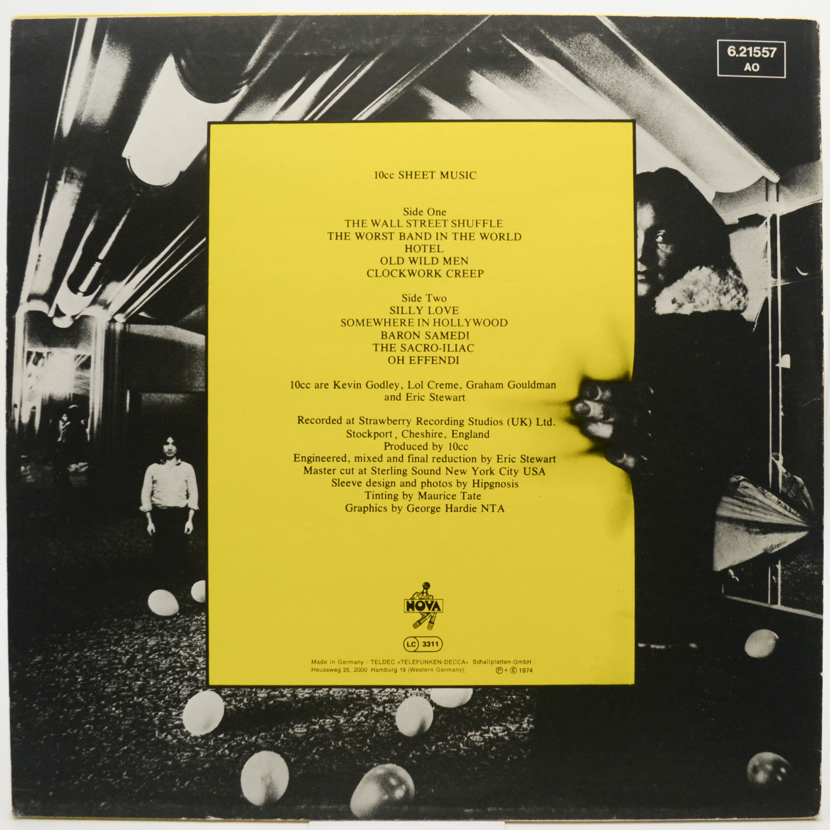 Виниловая пластинка 10cc — Sheet Music, 1974