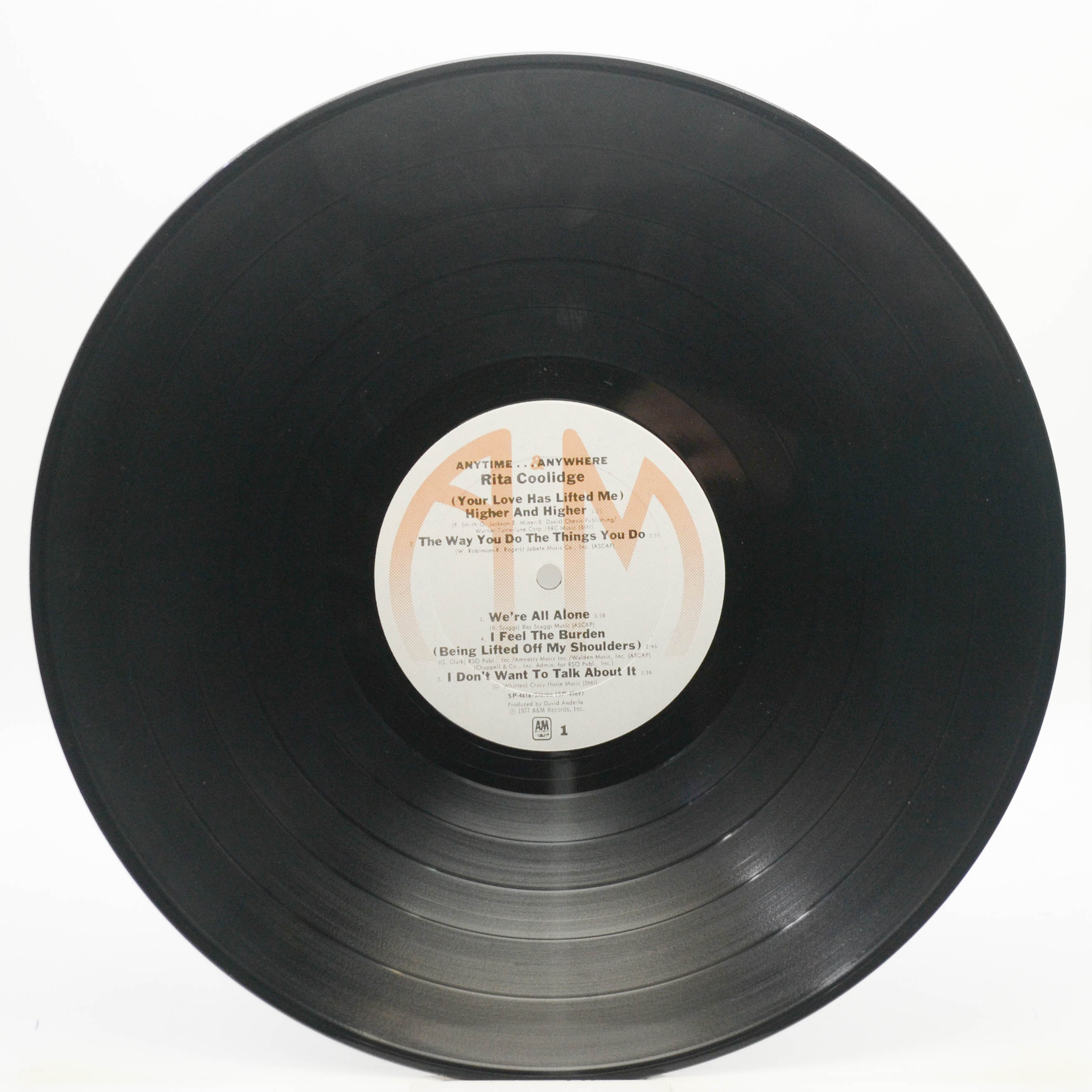 Виниловая пластинка Rita Coolidge — Anytime... Anywhere (1-st, USA), 1977