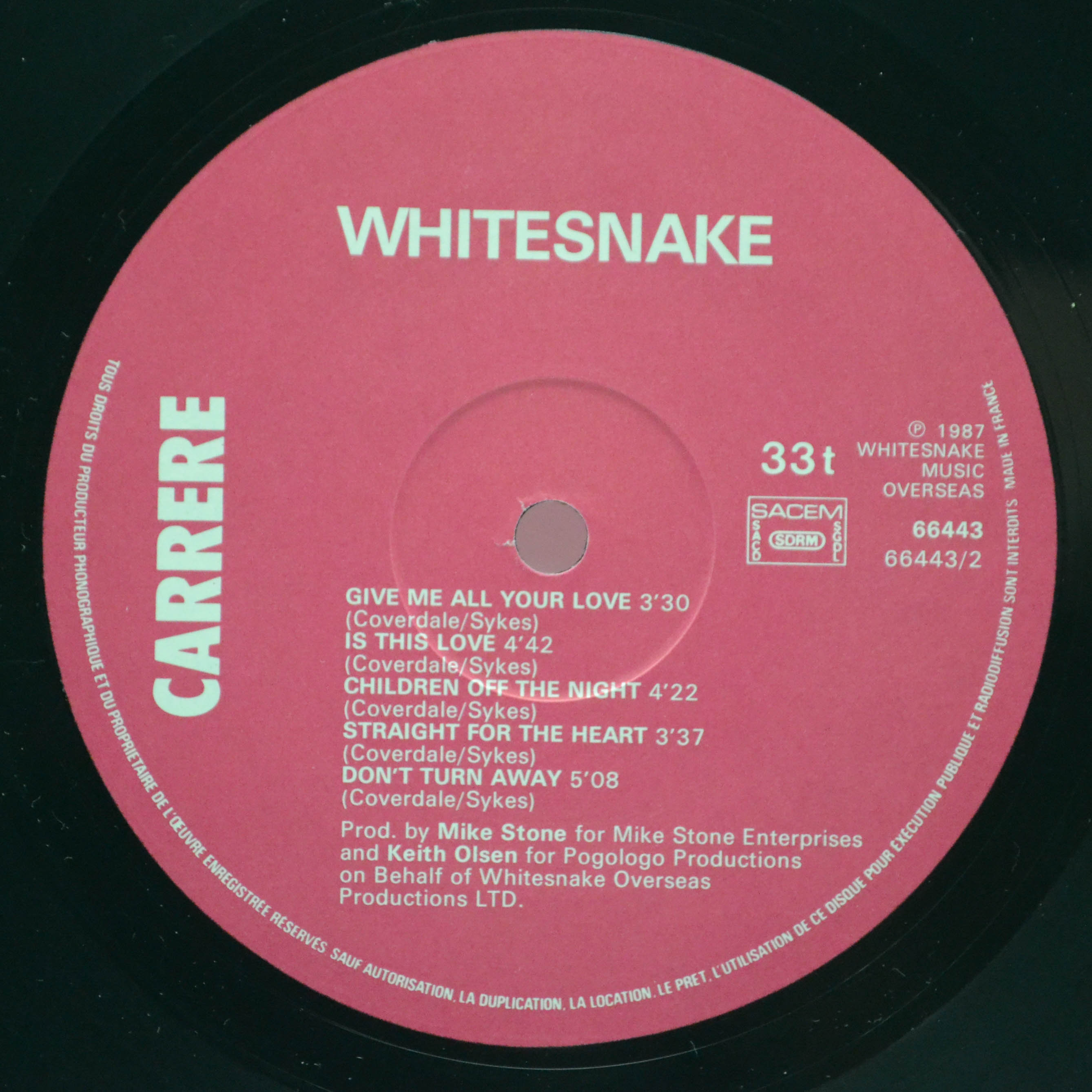 Whitesnake — Whitesnake, 1987