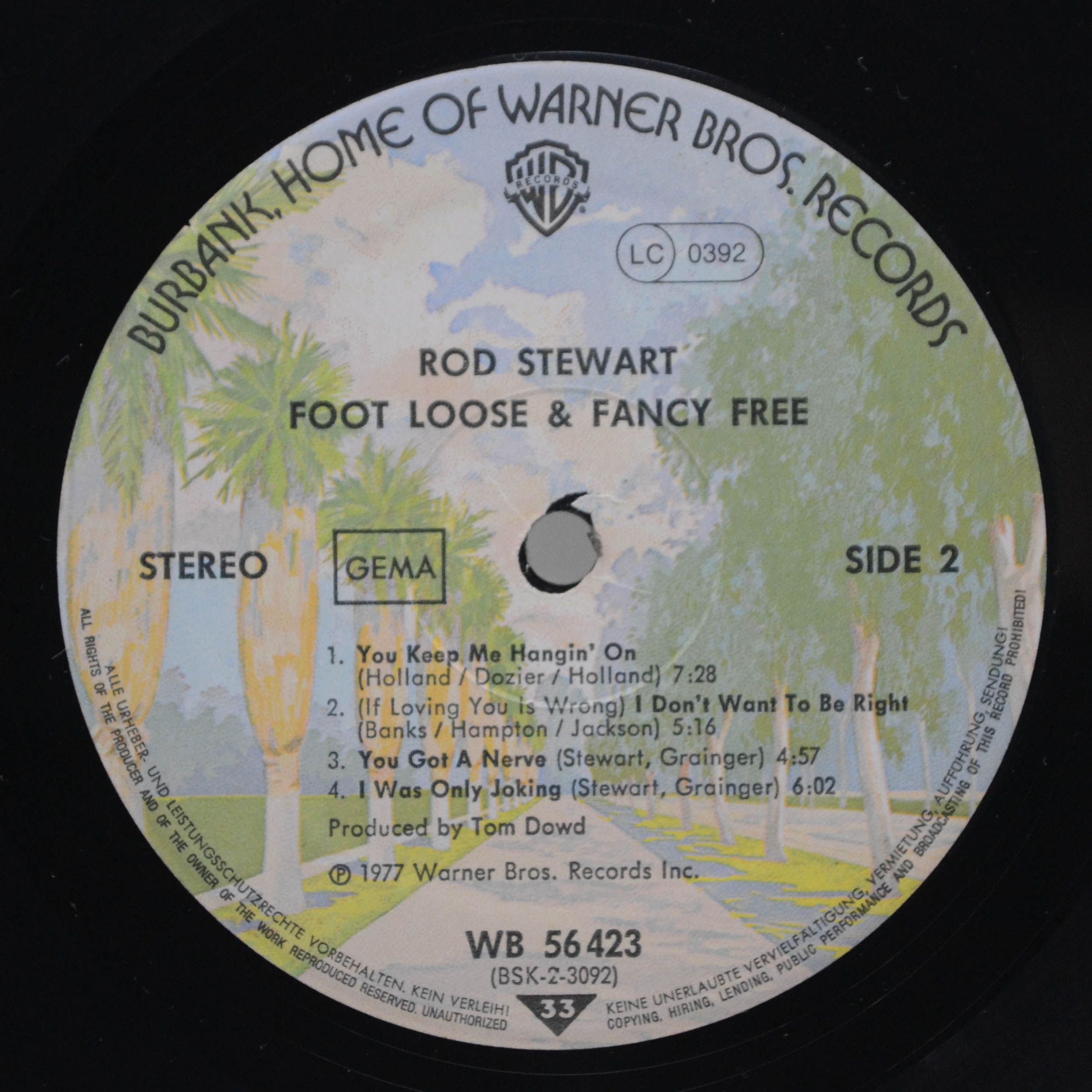 Rod Stewart — Foot Loose & Fancy Free, 1977