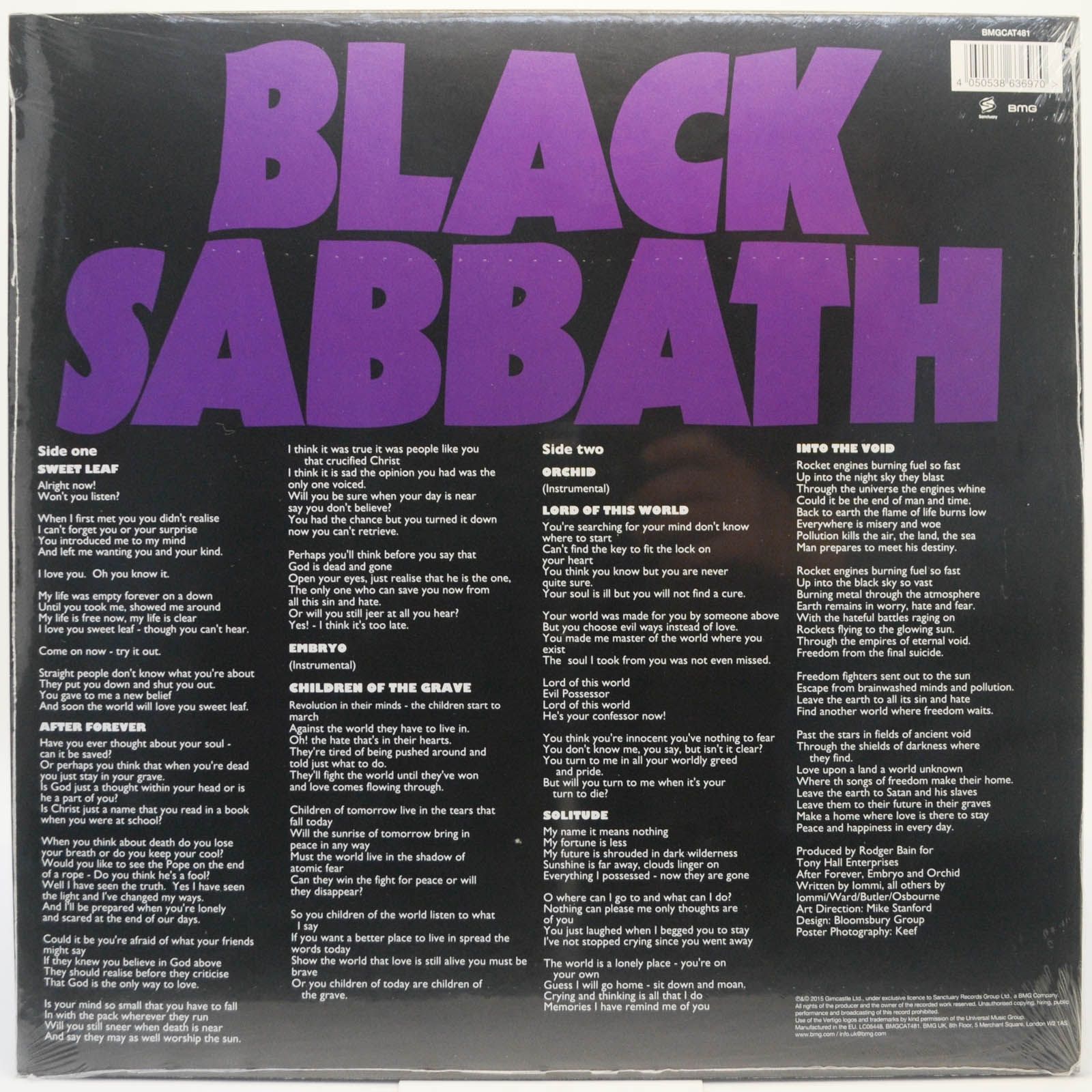 Black Sabbath — Master Of Reality, 1971