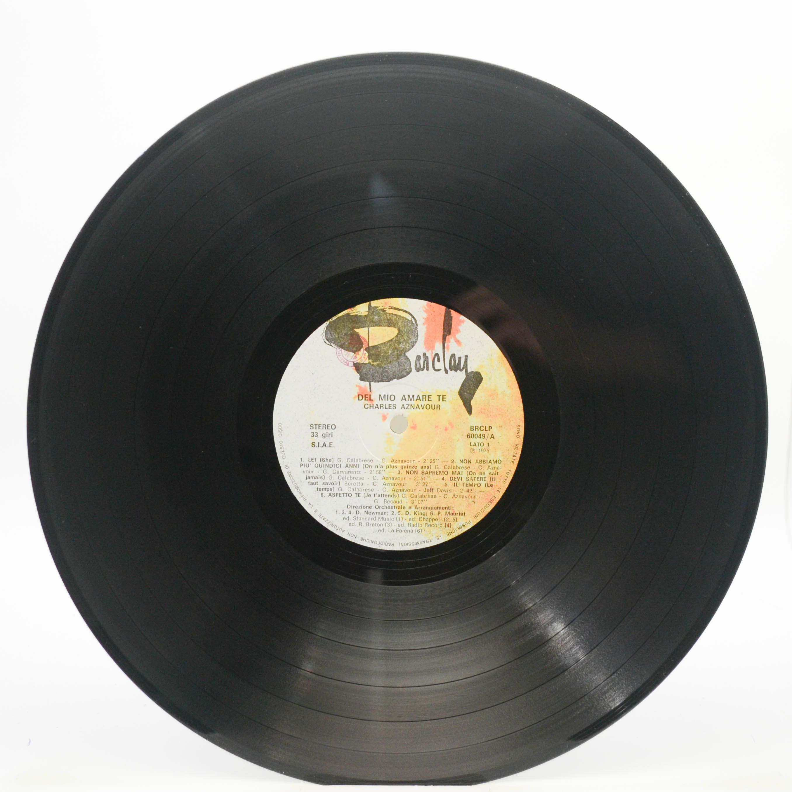 Aznavour — Del Mio Amare Te, 1975