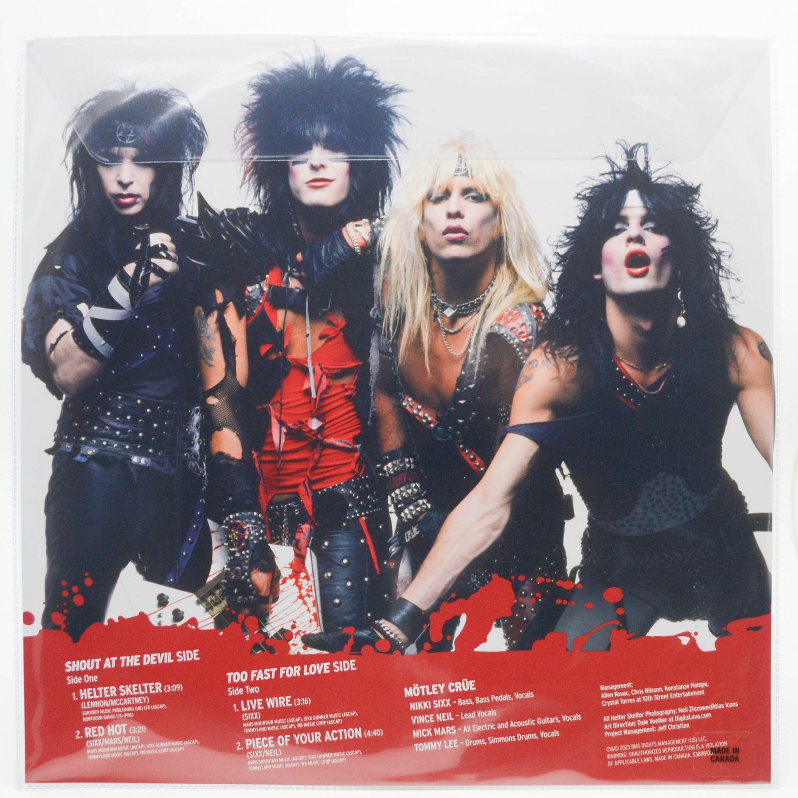 Виниловая пластинка Mötley Crüe — Helter Skelter, 1983
