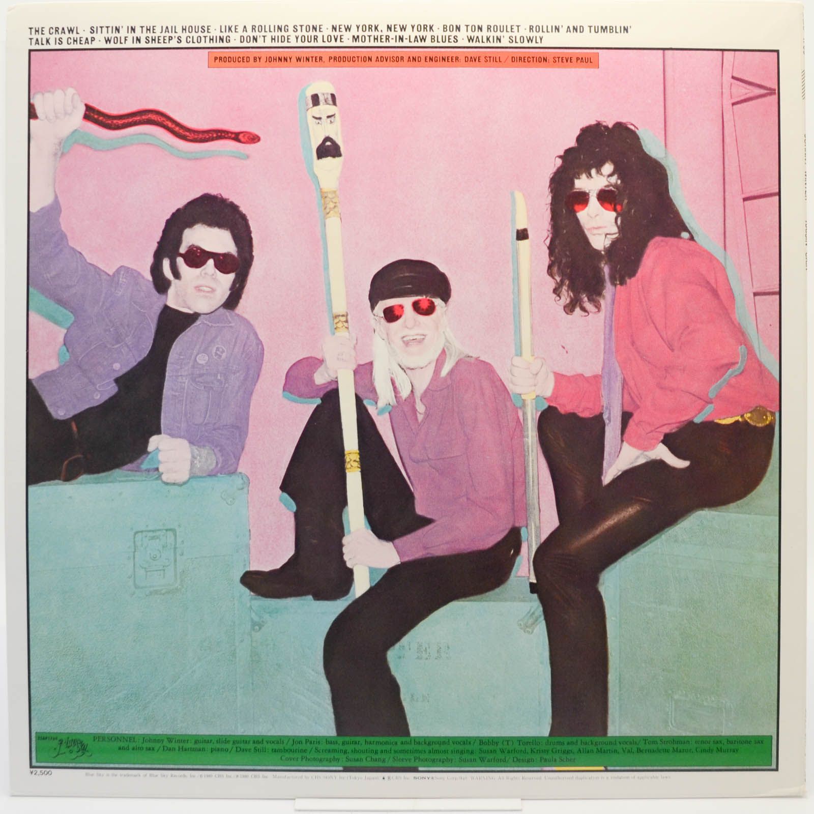 Johnny Winter — Raisin' Cain, 1980