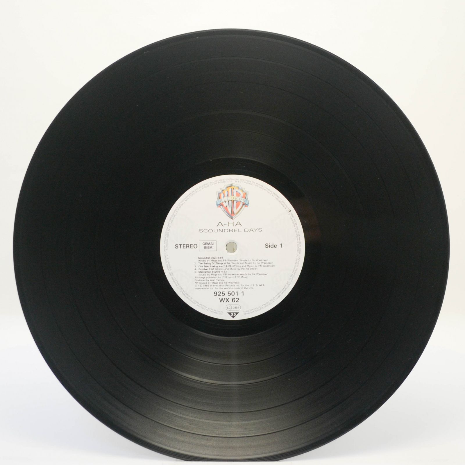 a-ha — Scoundrel Days, 1986