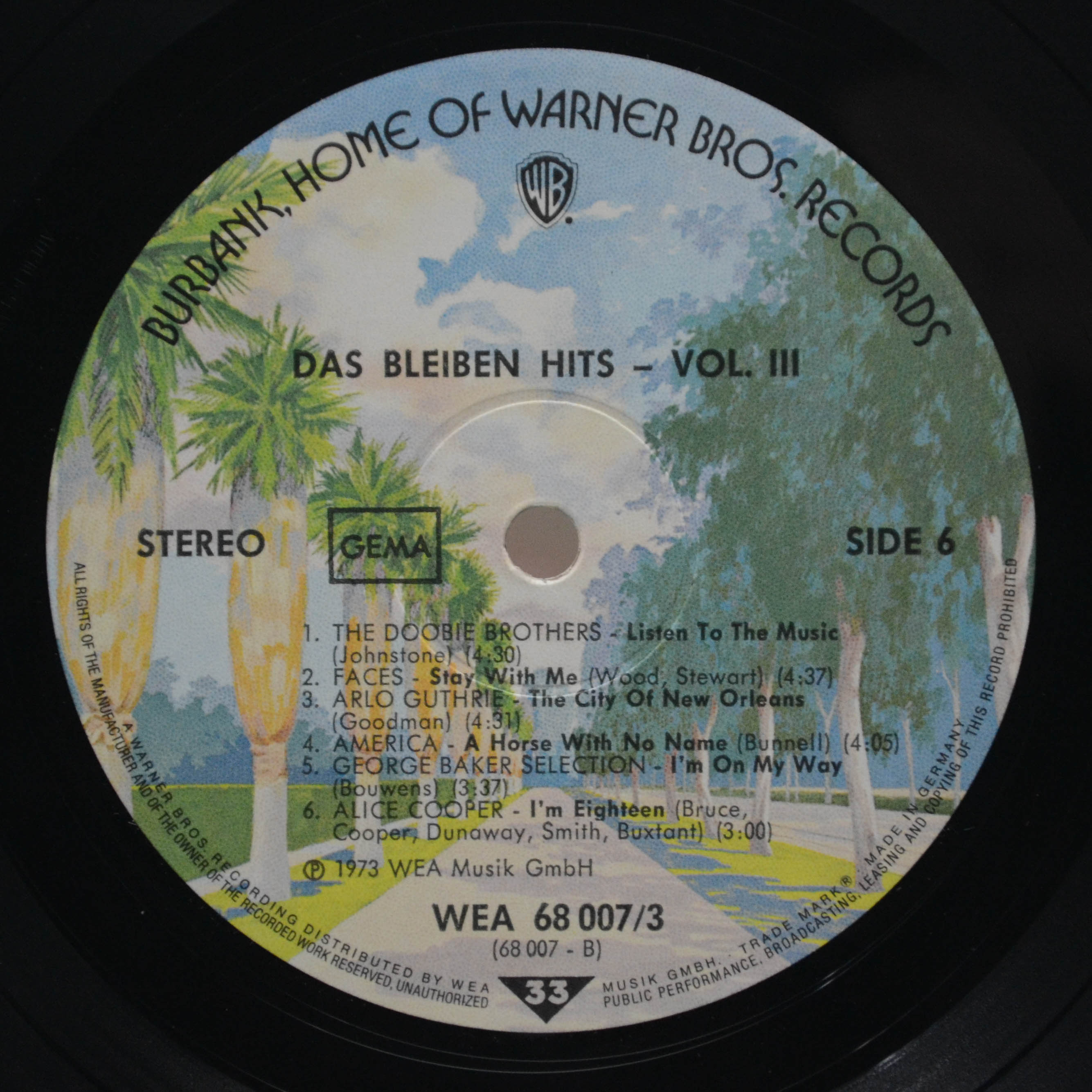 Various — Das Bleiben Hits (3LP), 1973