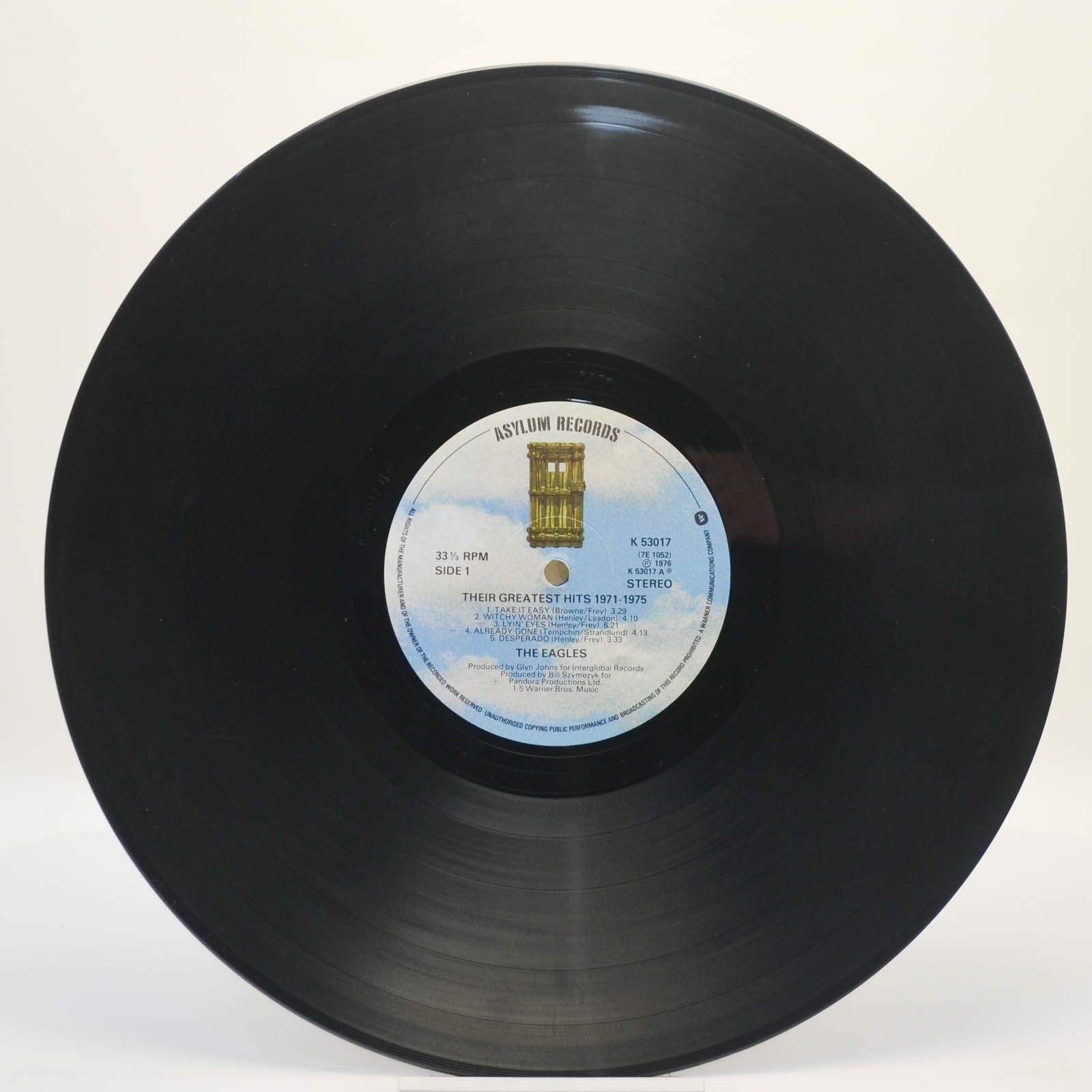 Eagles — Their Greatest Hits (1971-1975) (UK), 1976