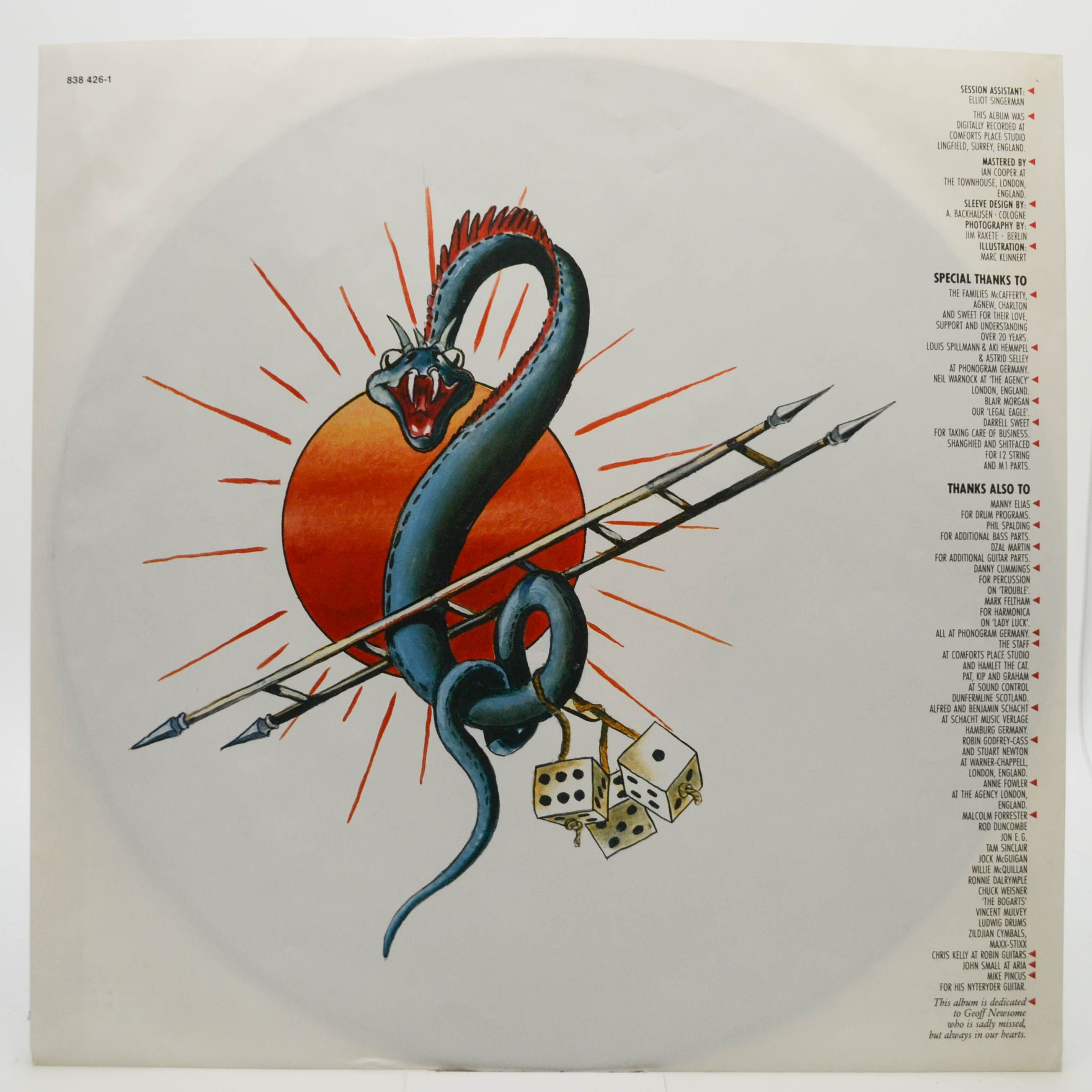 Nazareth — Snakes 'N' Ladders, 1989