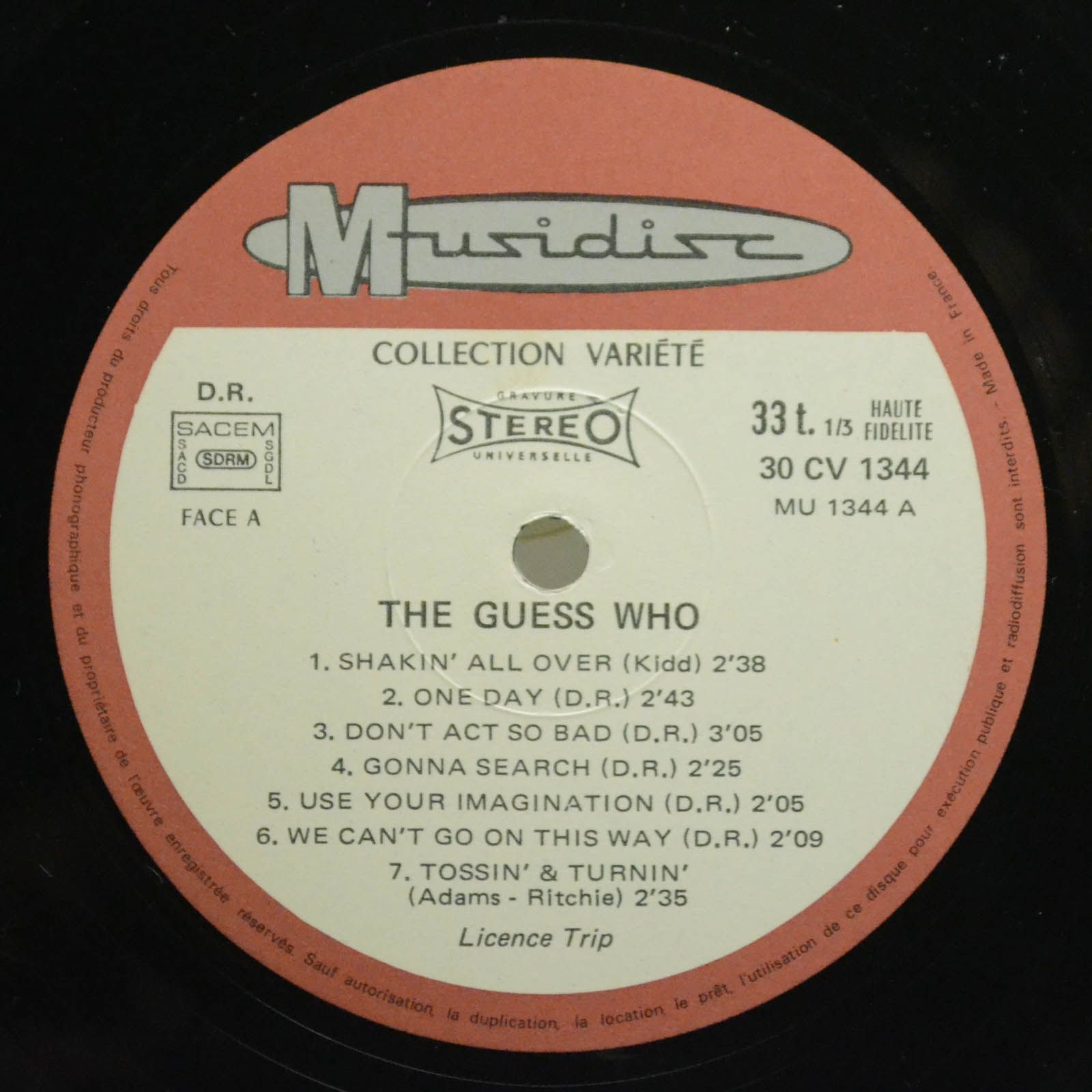 Виниловая пластинка The Guess Who — The Guess Who, 1977