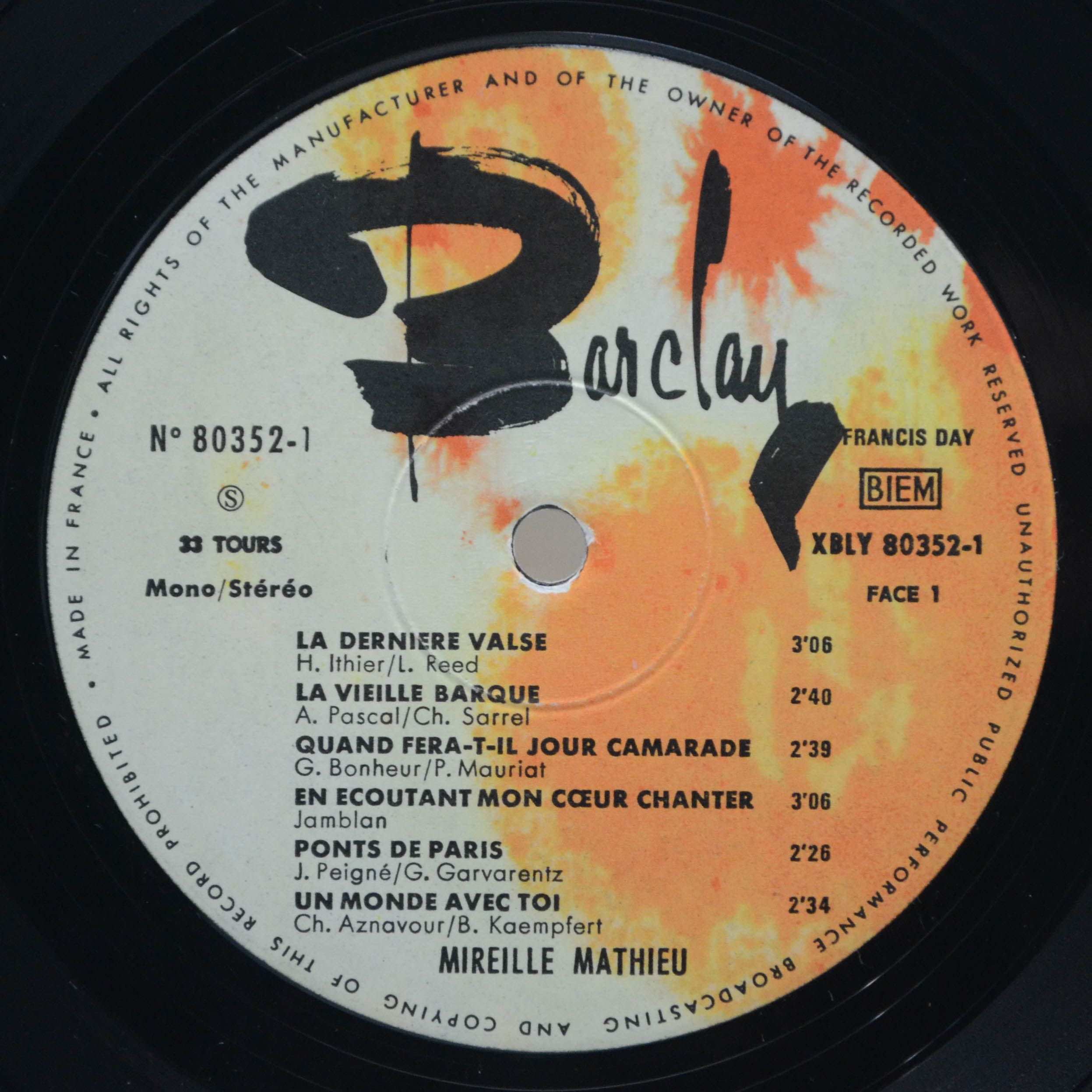 Mireille Mathieu — Made In France, 1967