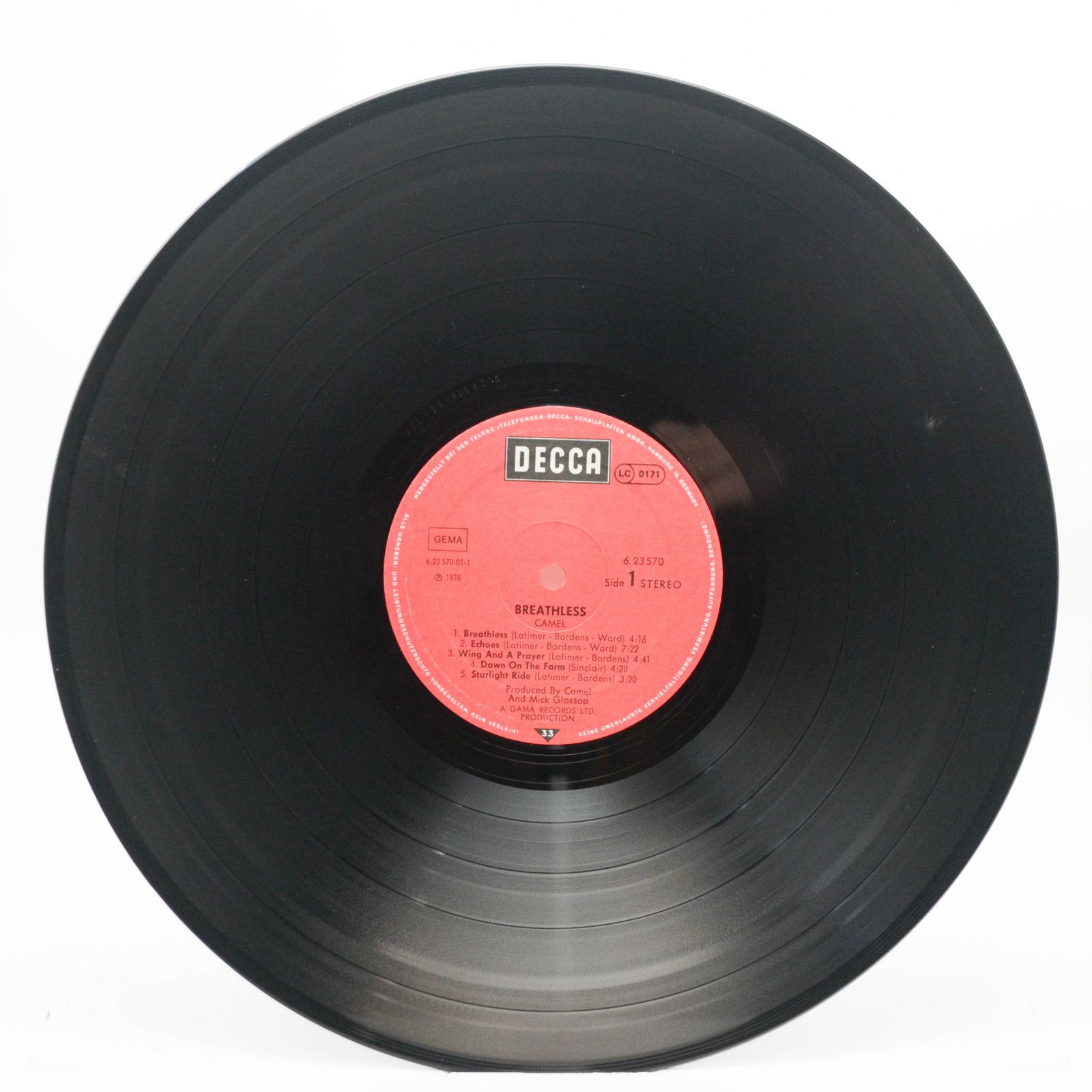 Camel — Breathless, 1978