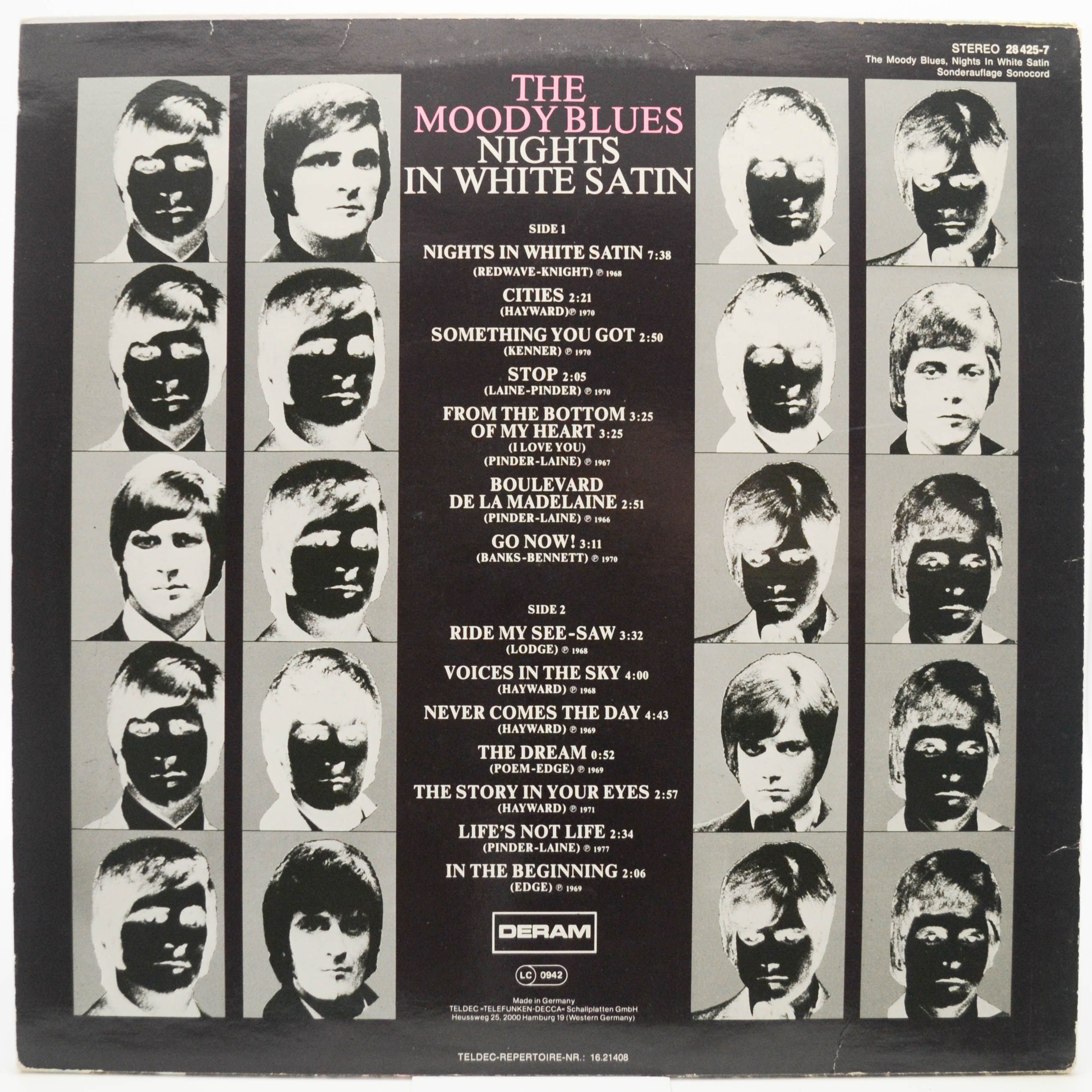 Виниловая пластинка Moody Blues — Nights In White Satin, 1980