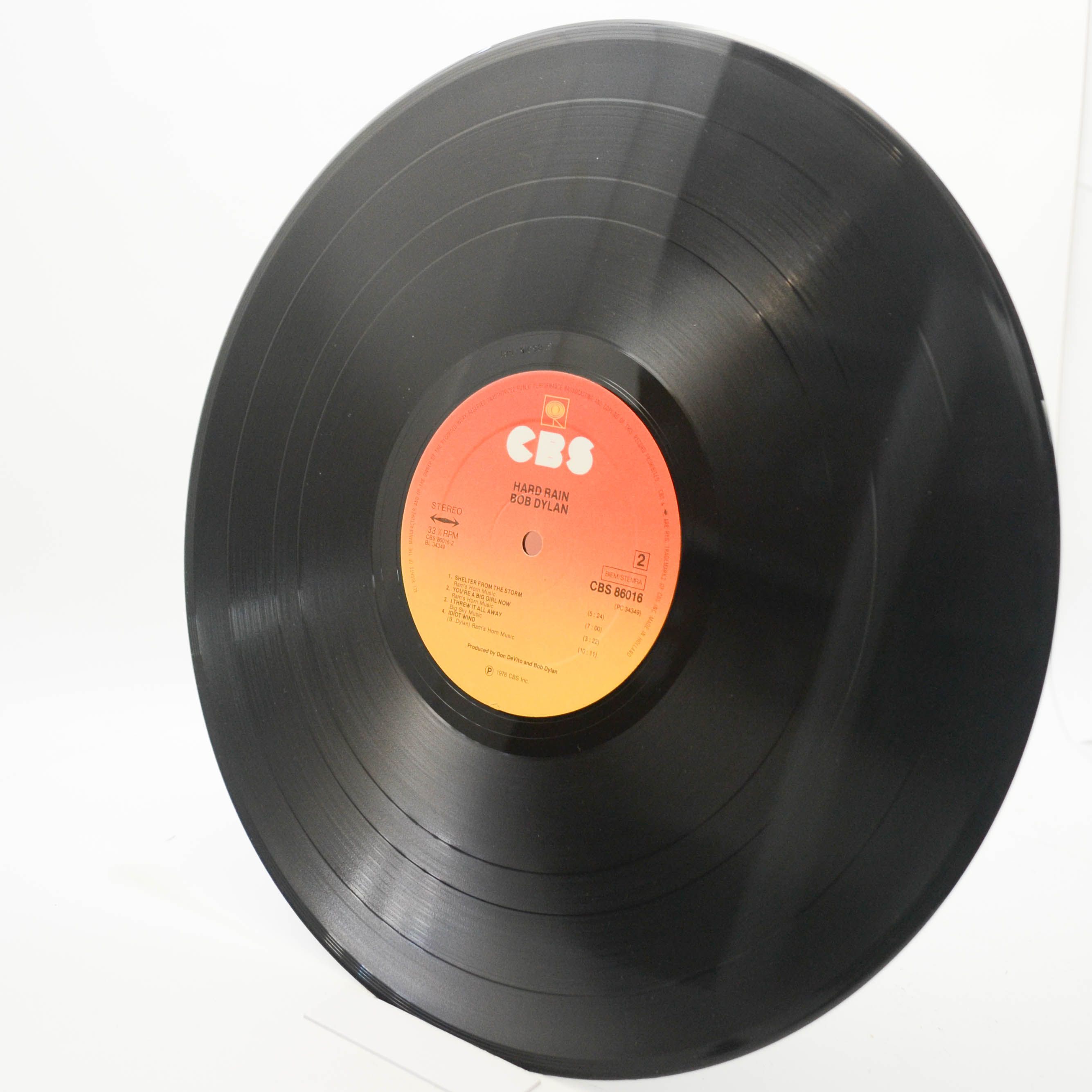 Bob Dylan — Hard Rain, 1976