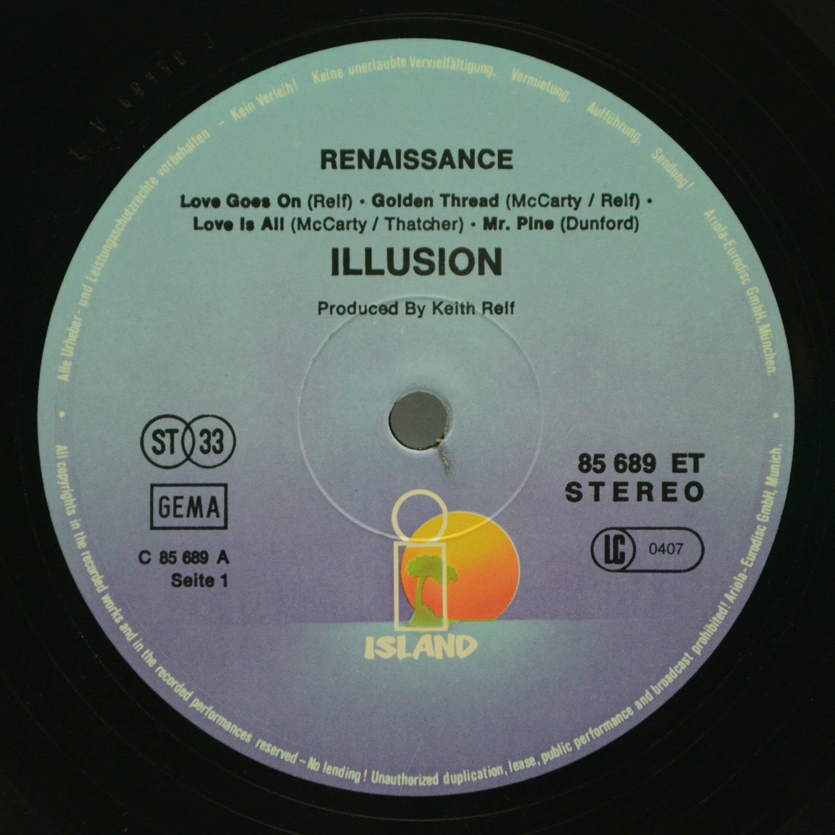 Renaissance — Illusion, 1971
