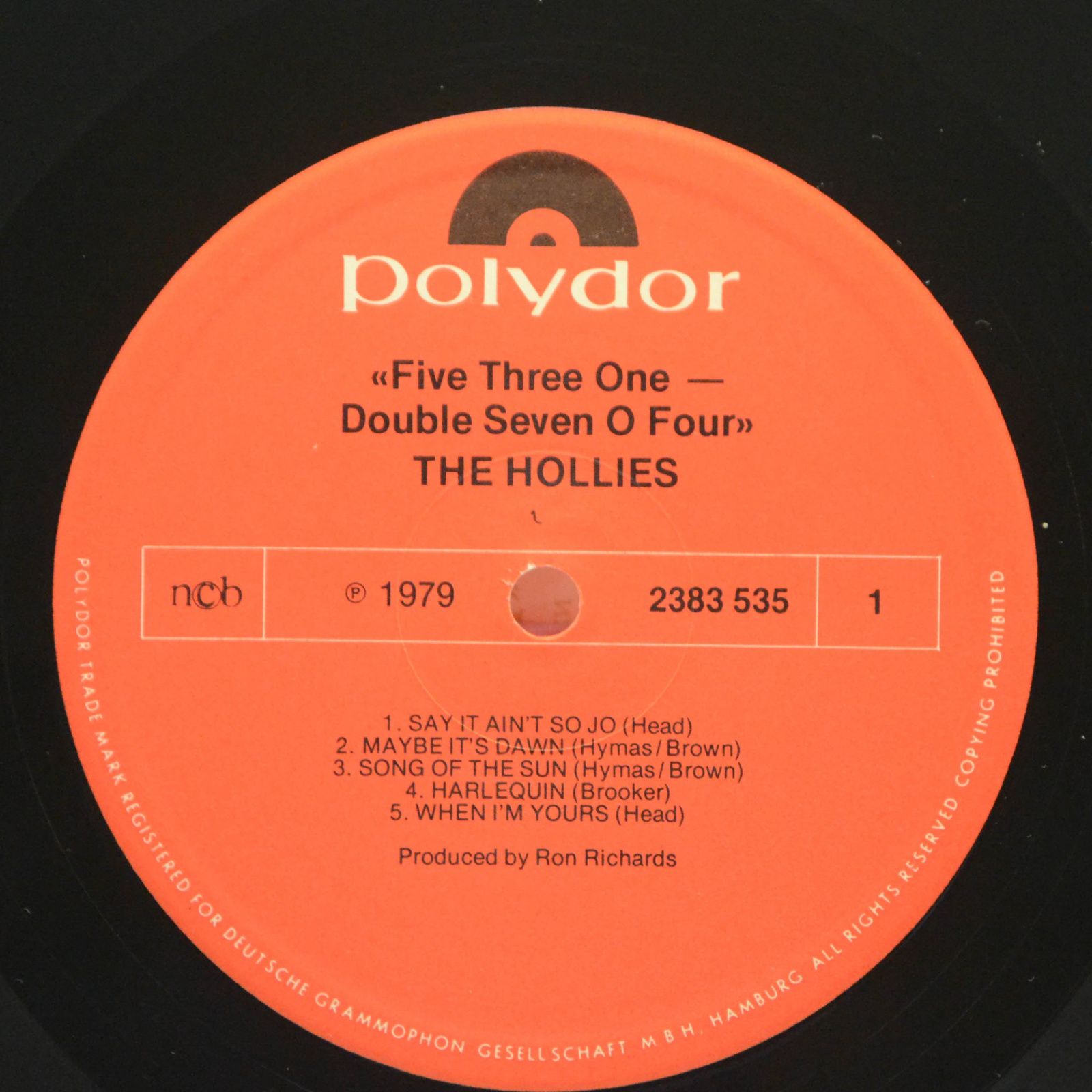 Hollies — Five Three One - Double Seven O Four, 1979