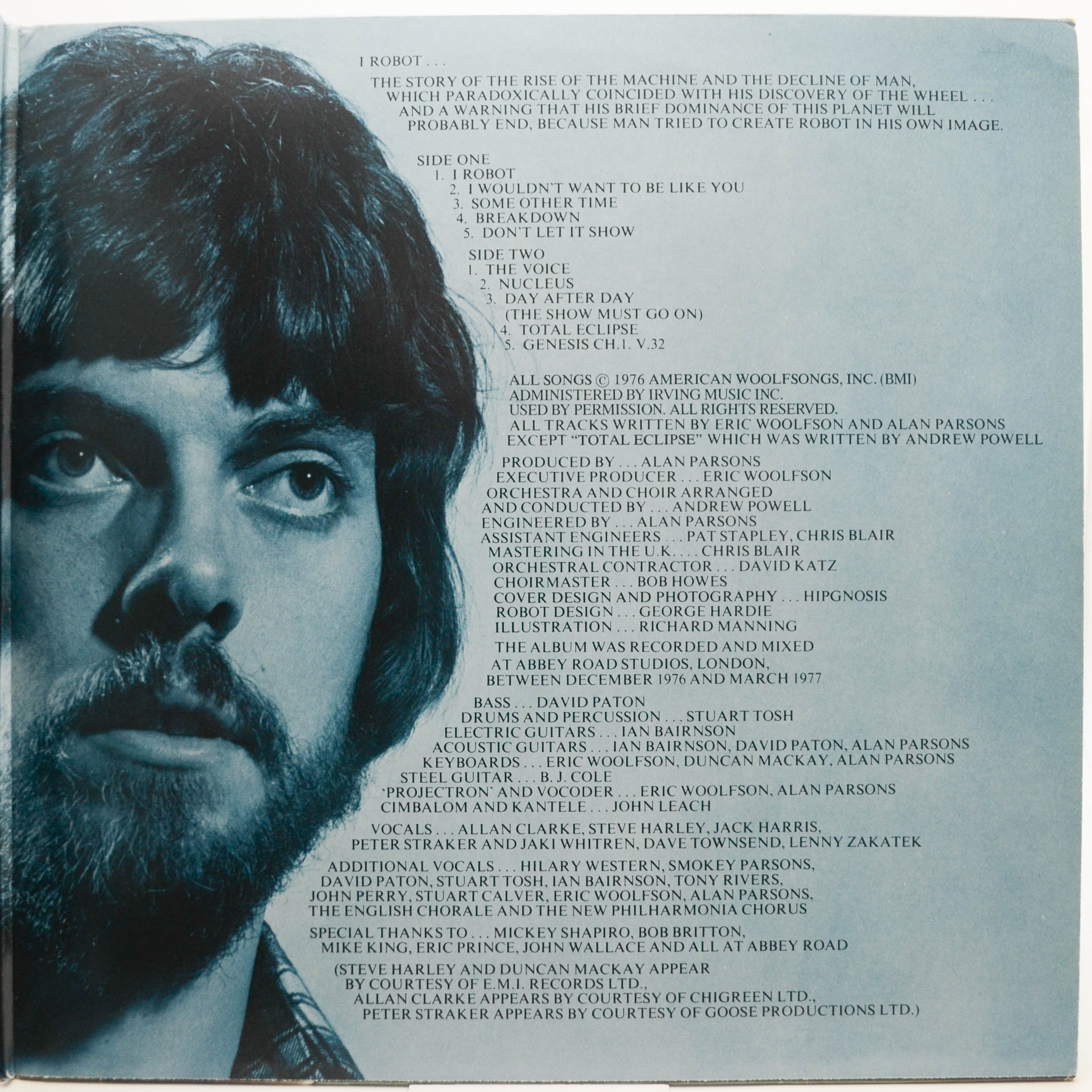 Виниловая пластинка Alan Parsons Project — I Robot, 1977
