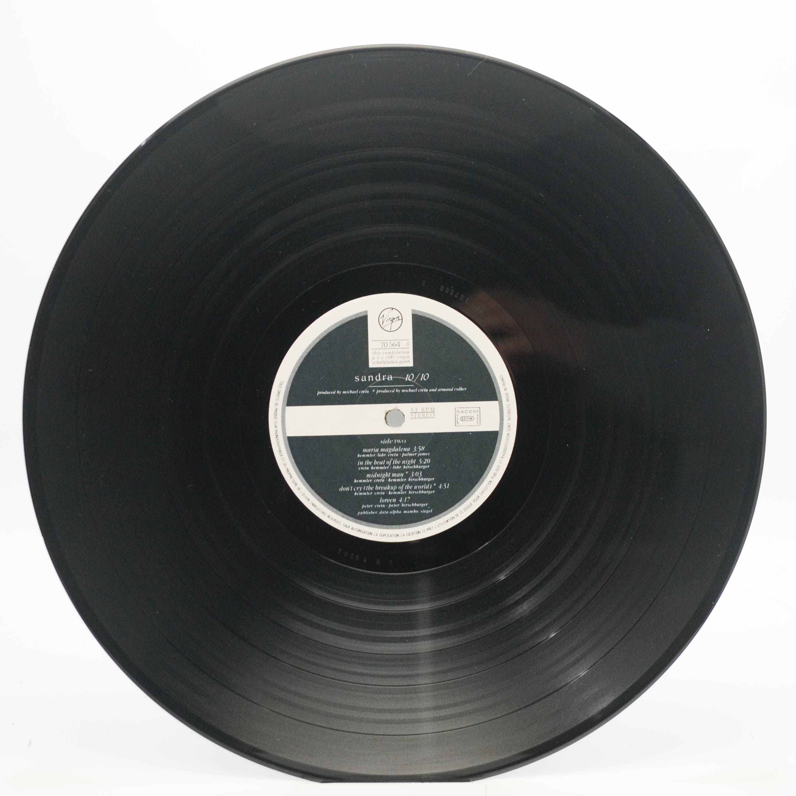 Sandra — 10/10, 1987