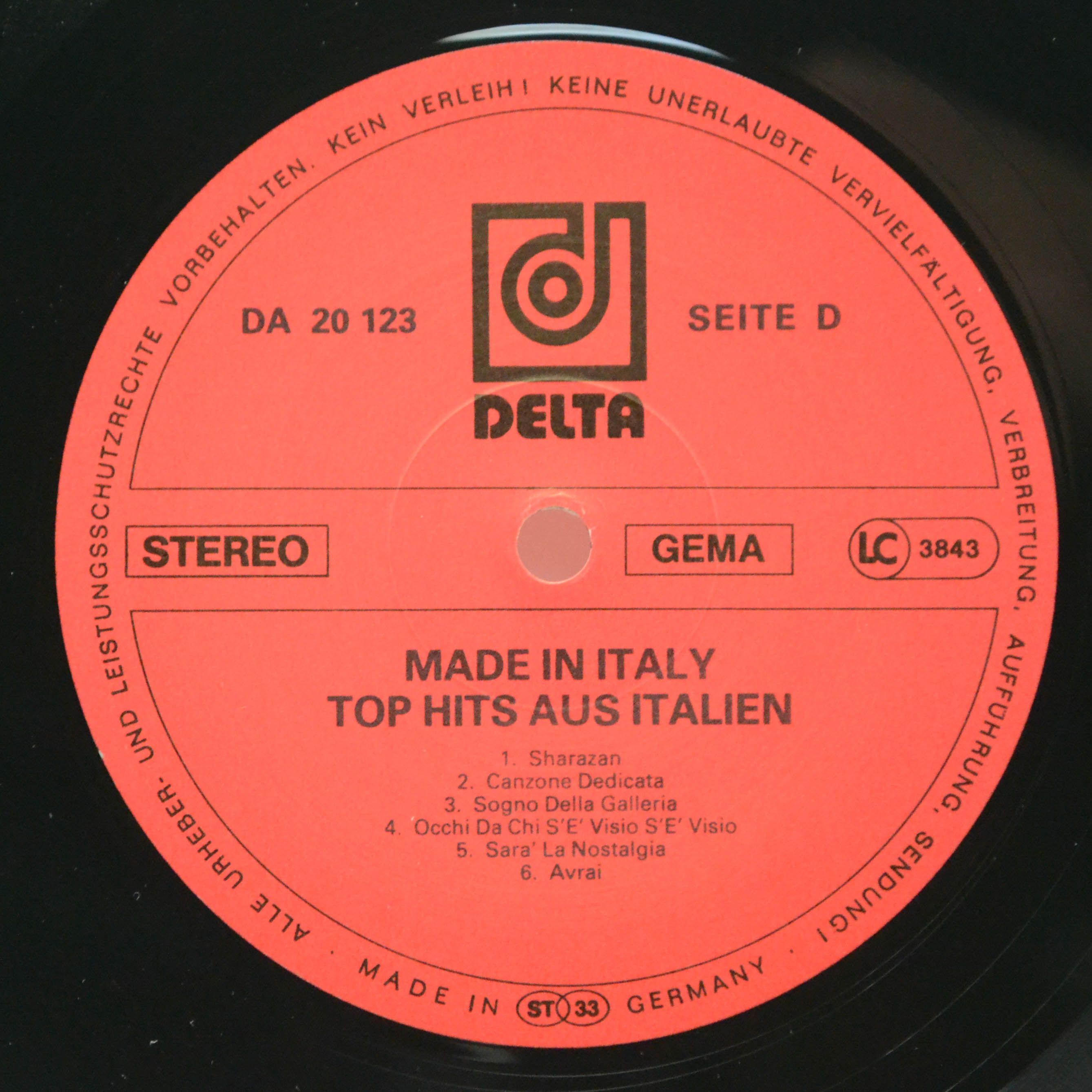 Various — Made In Italy (только LP2, LP1-нет)