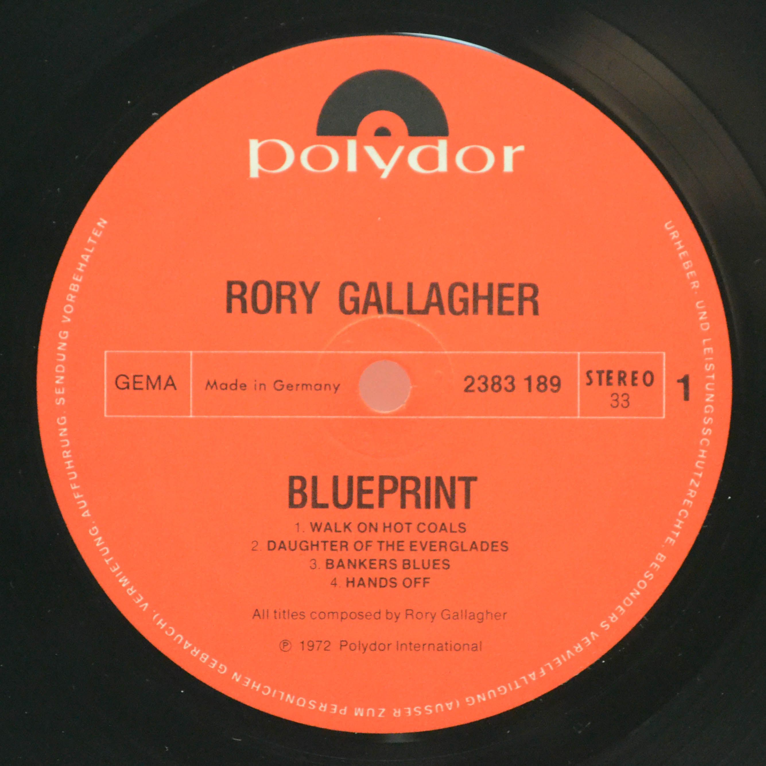 Rory Gallagher — Blueprint, 1973