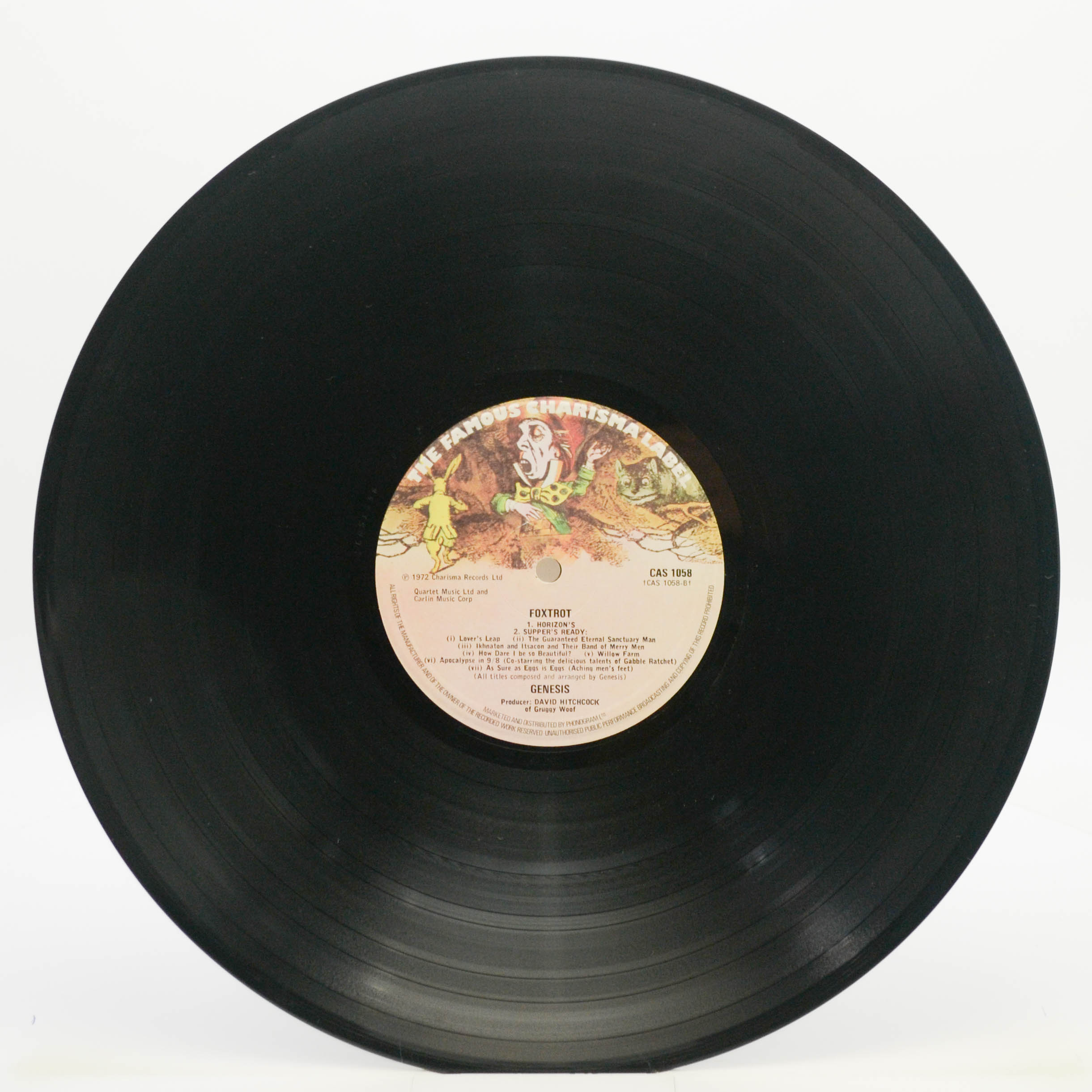 Виниловая пластинка Genesis — Foxtrot (UK), 1972