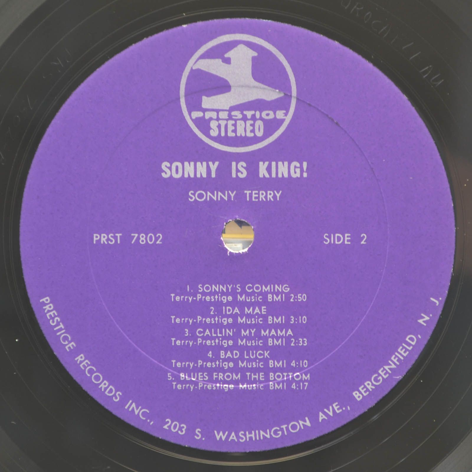 Виниловая пластинка Sonny Terry — Sonny Is King (USA), 1963