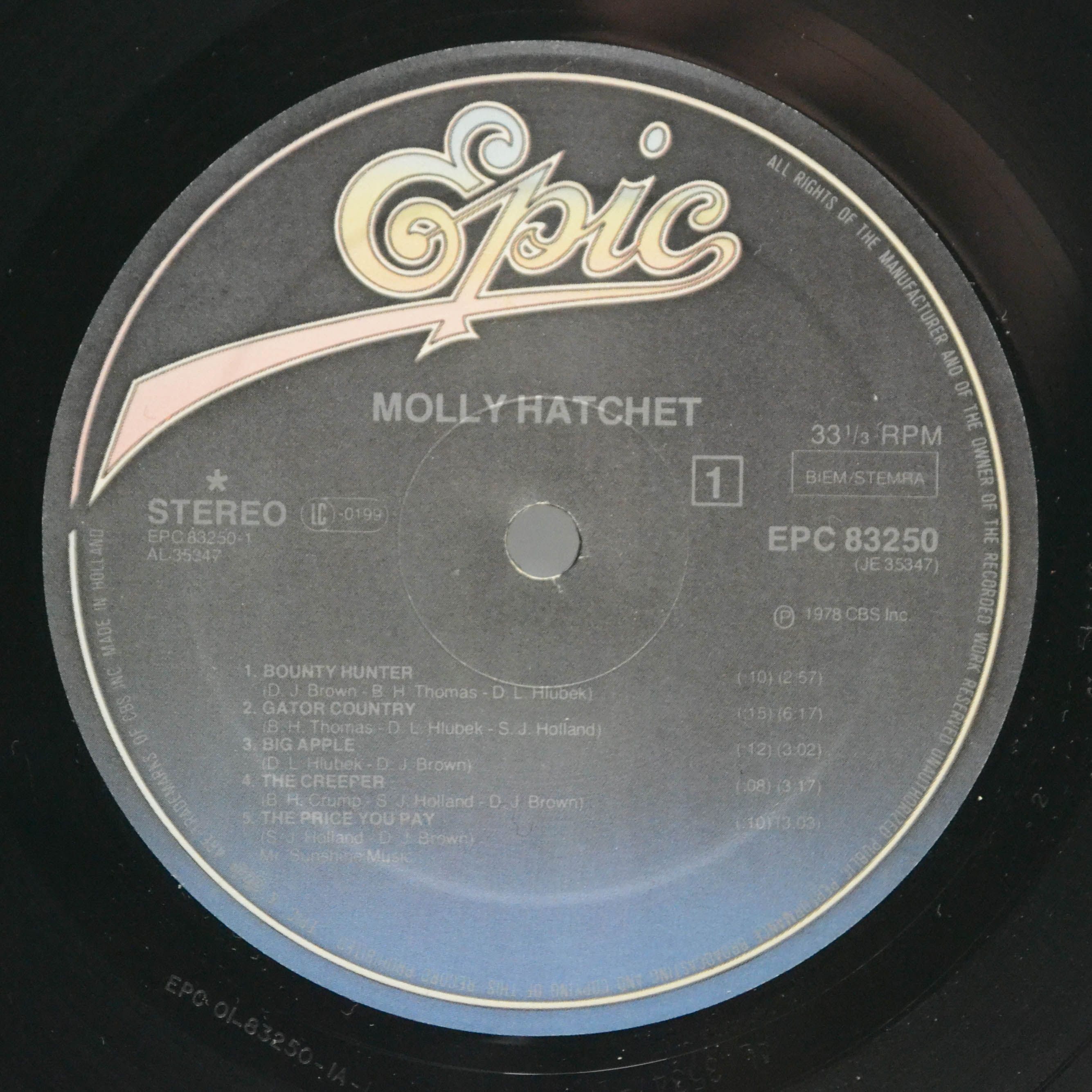 Виниловая пластинка Molly Hatchet — Molly Hatchet, 1978