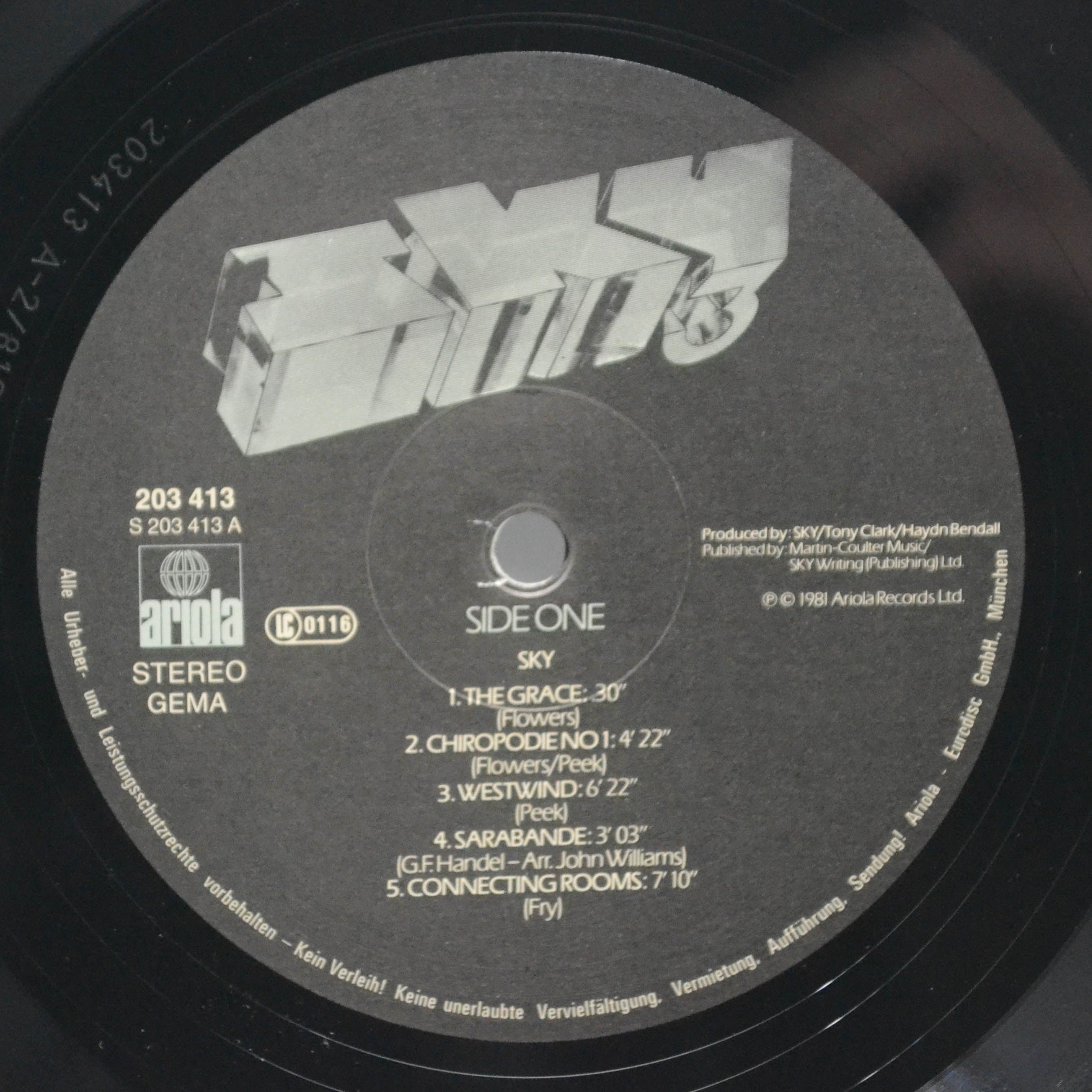 Виниловая пластинка Sky — Sky 3, 1981