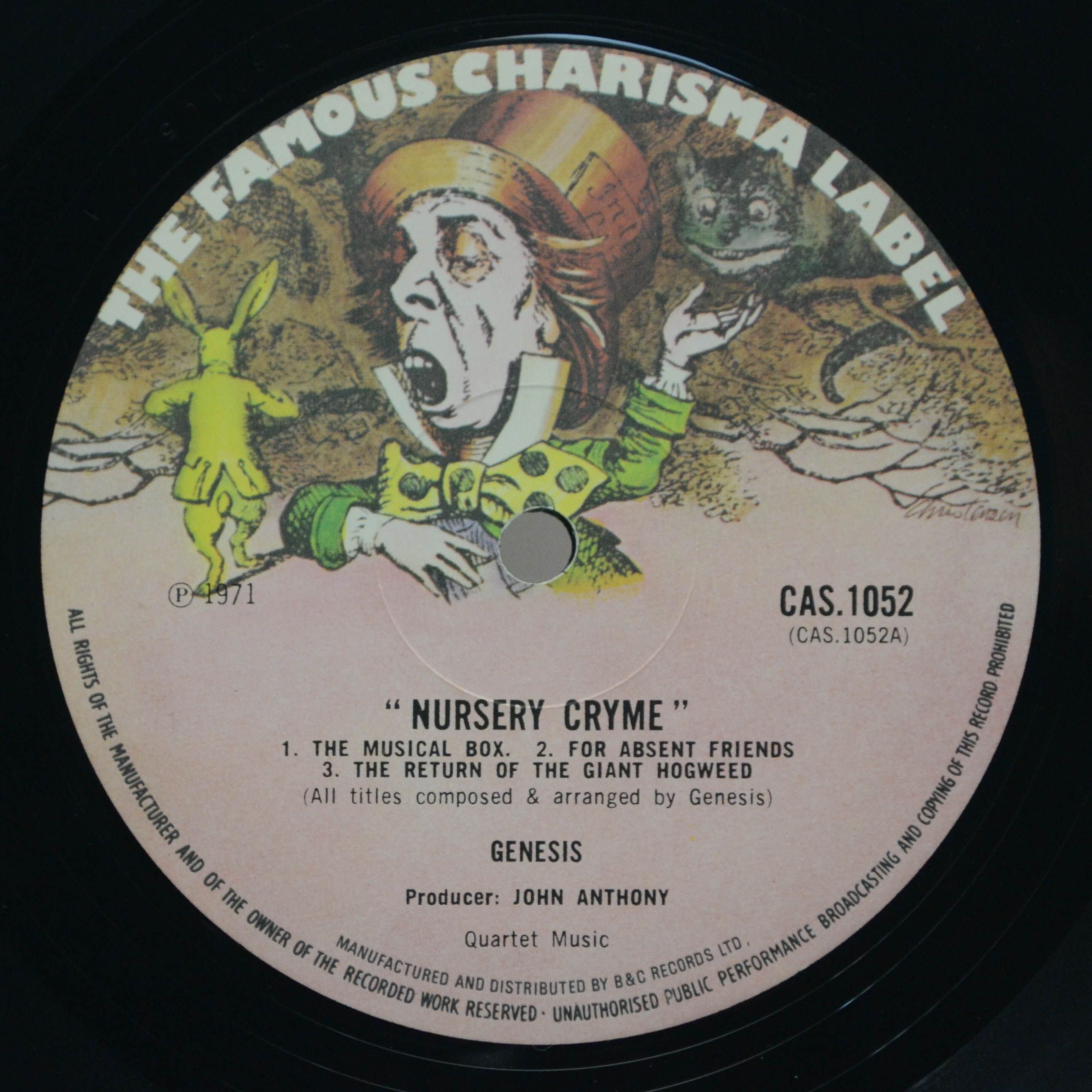 Genesis — Nursery Cryme (UK), 1971