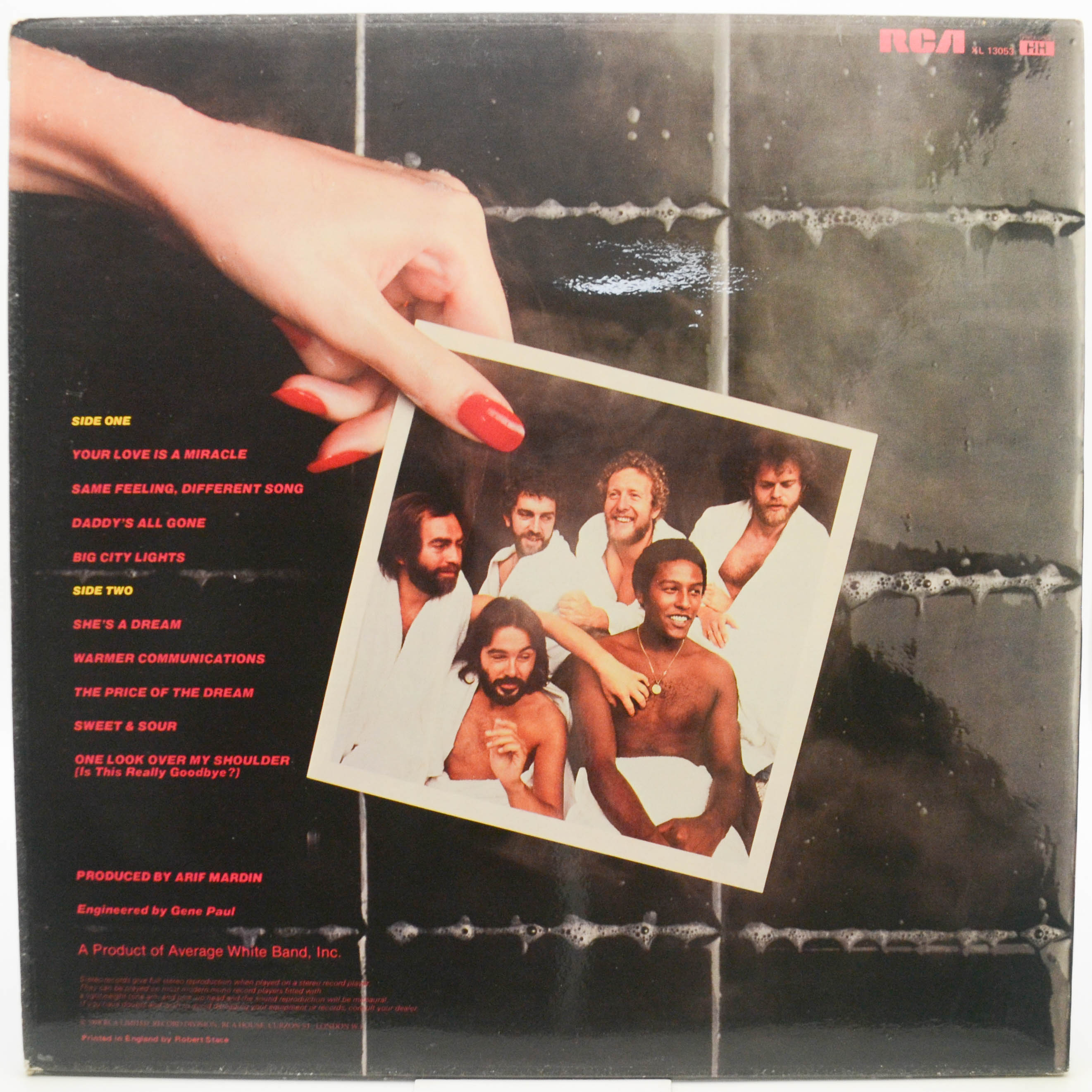 Виниловая пластинка Average White Band — Warmer Communications (UK), 1978