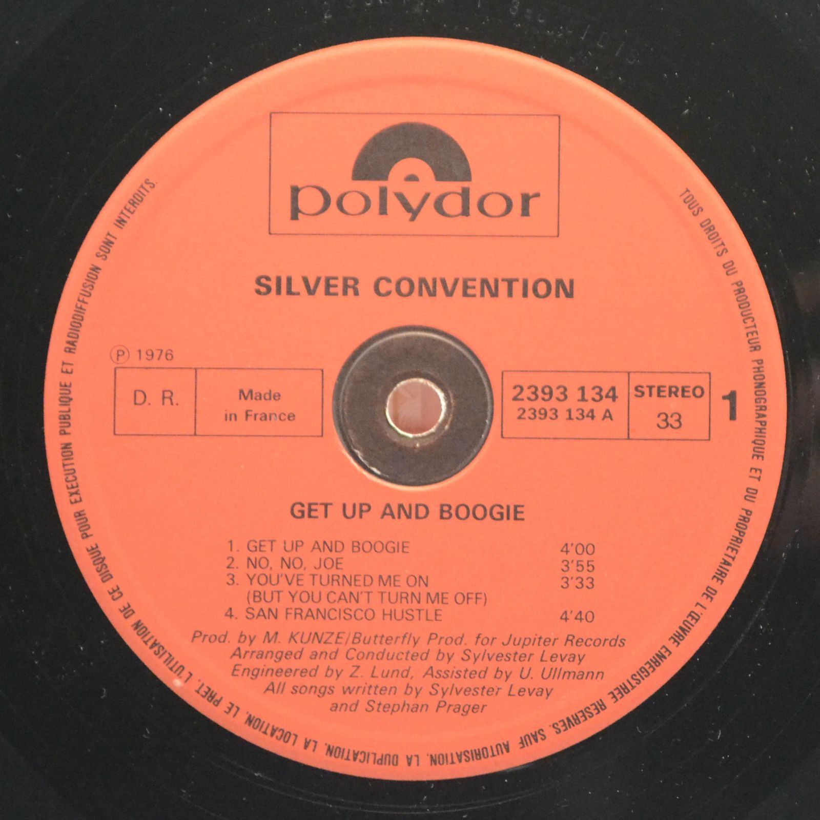 Виниловая пластинка Silver Convention — Get Up And Boogie!, 1976
