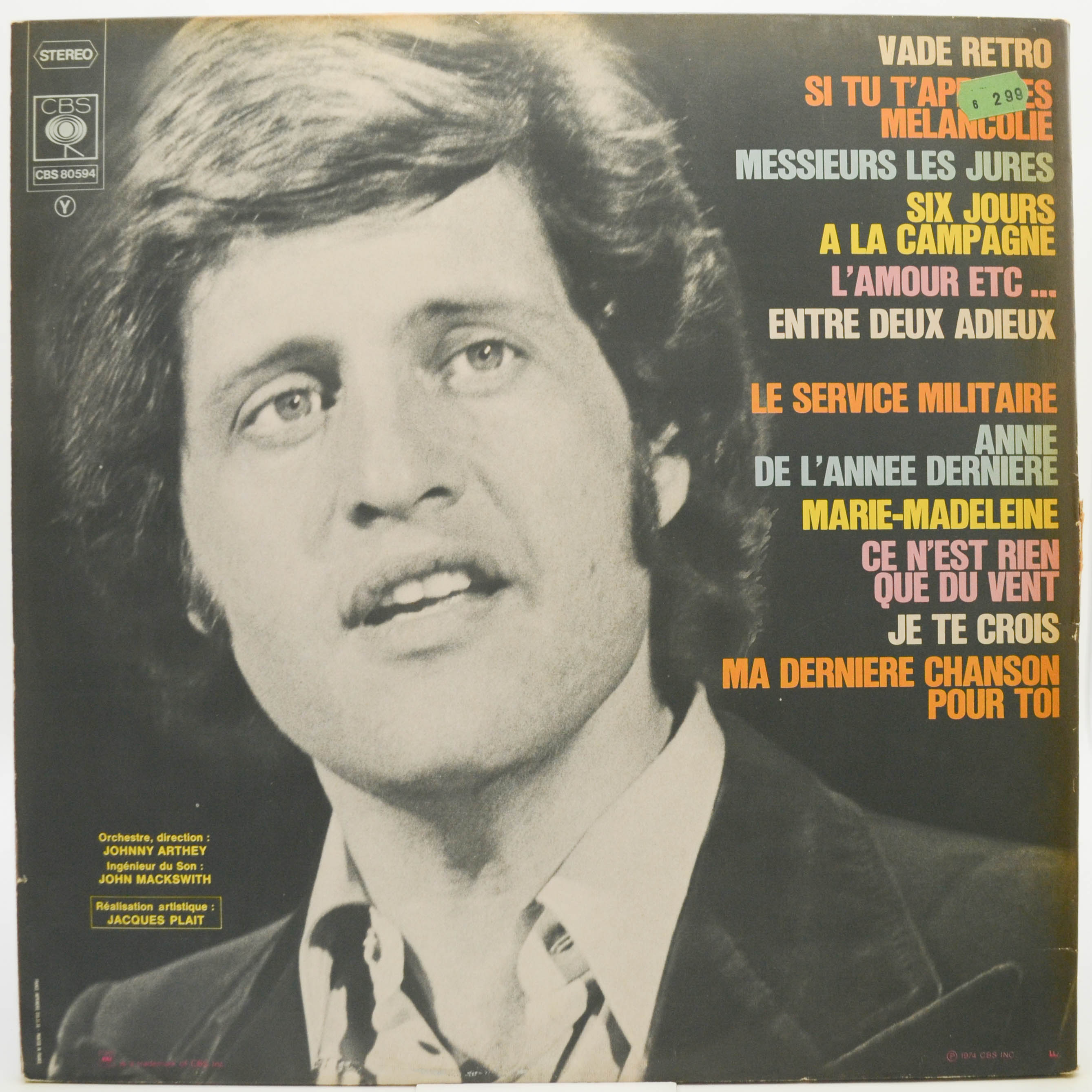 Joe Dassin — Joe Dassin (1-st, France), 1974