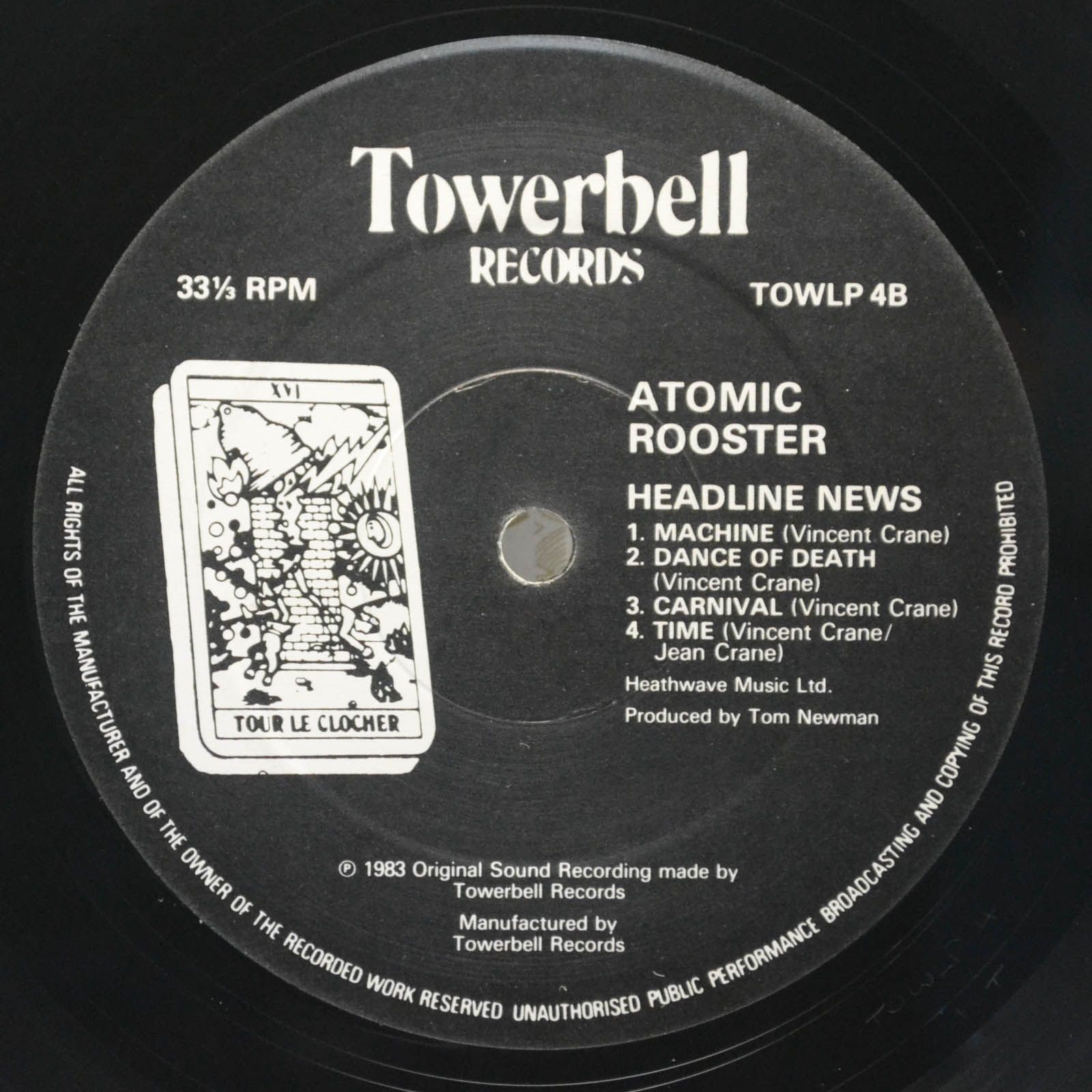 Виниловая пластинка Atomic Rooster — Headline News (UK), 1983